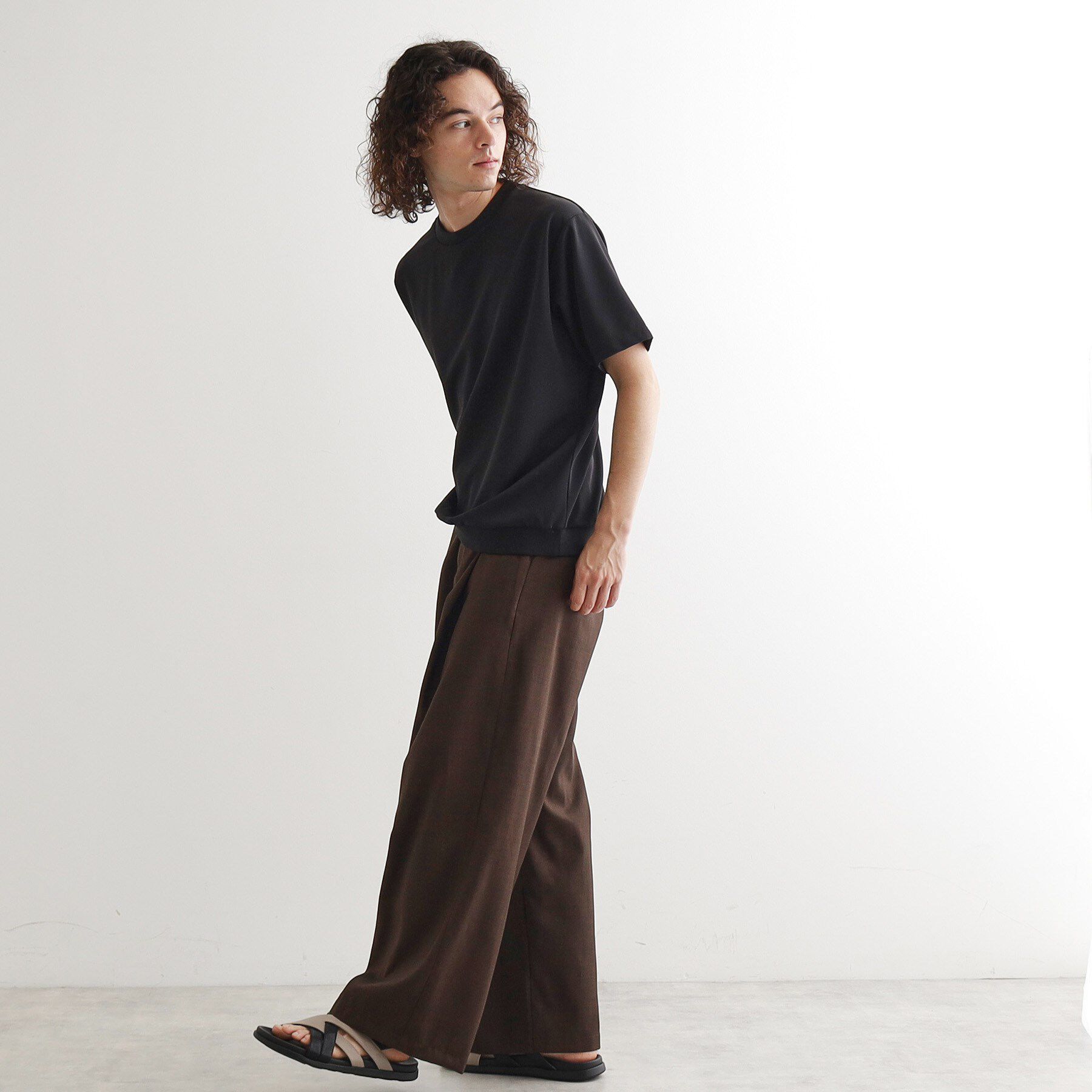 tk.TAKEO KIKUCHI「クロスコンビサンダル」|サンダル|