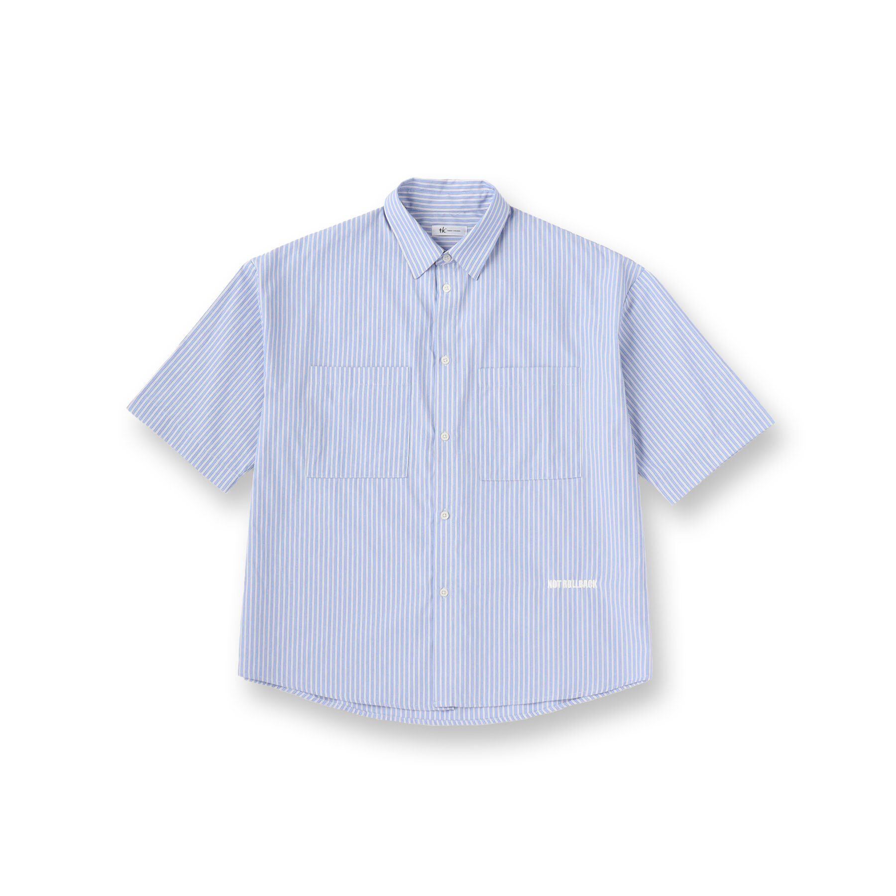 tk.TAKEO KIKUCHI「ストライプ刺繍シャツ」|シャツ・ブラウス|