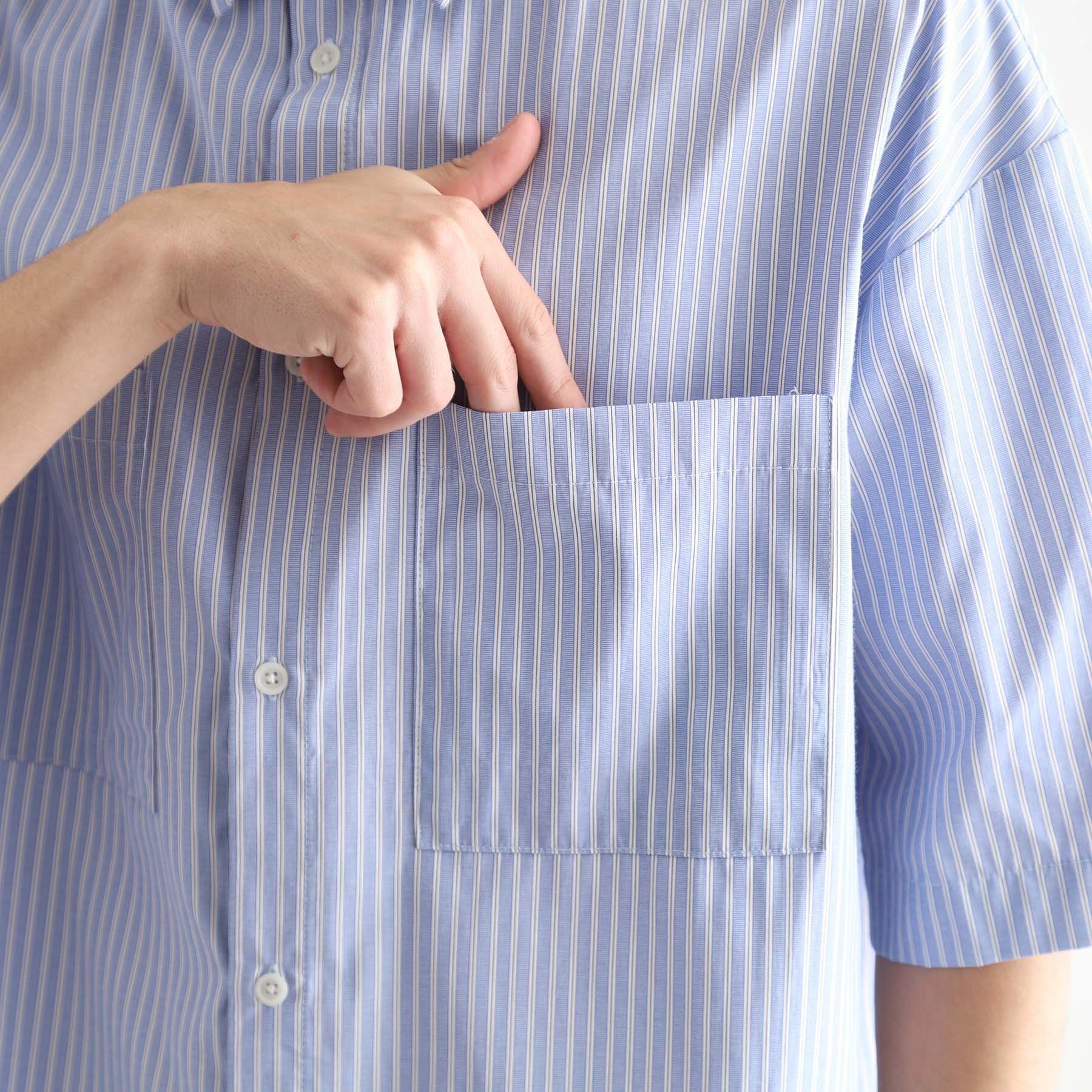 tk.TAKEO KIKUCHI「ストライプ刺繍シャツ」|シャツ・ブラウス|