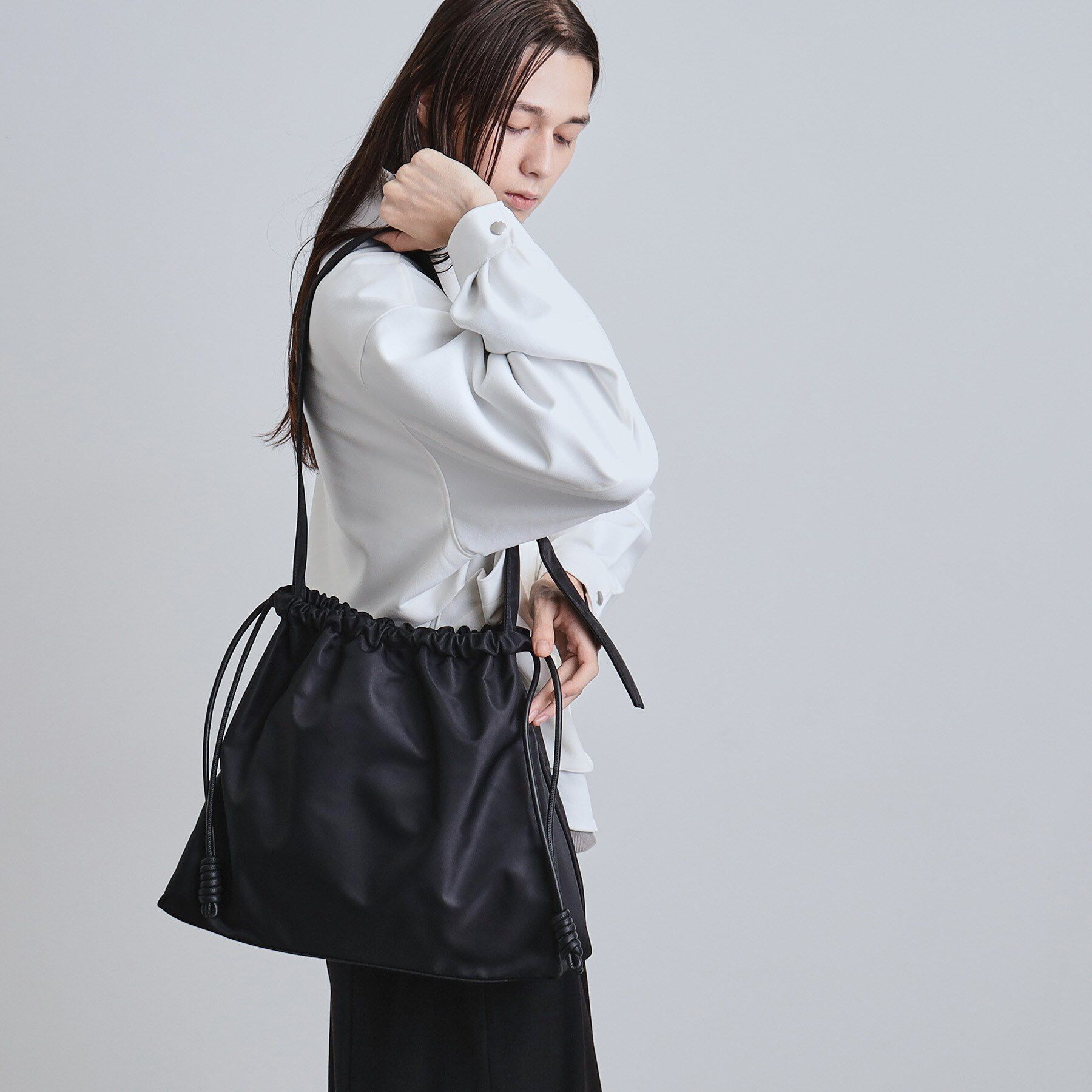 tk.TAKEO KIKUCHI「ルーズビッグショルダーバッグ／たすき掛け／ビッグ／A4サイズ収納可能」|ショルダー・メッセンジャー|