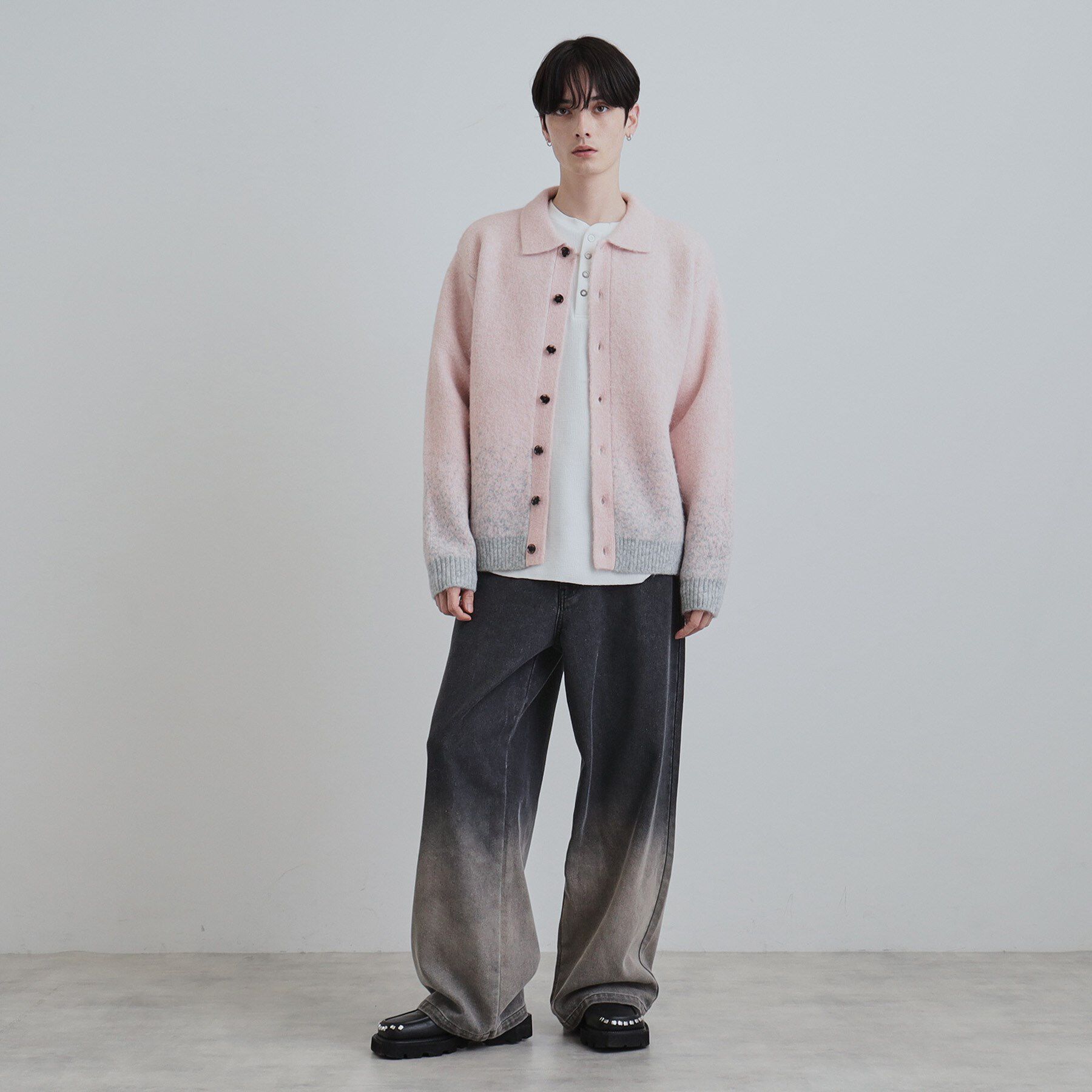 tk.TAKEO KIKUCHI「ミスティーシャギーカーディガン」|カーディガン|