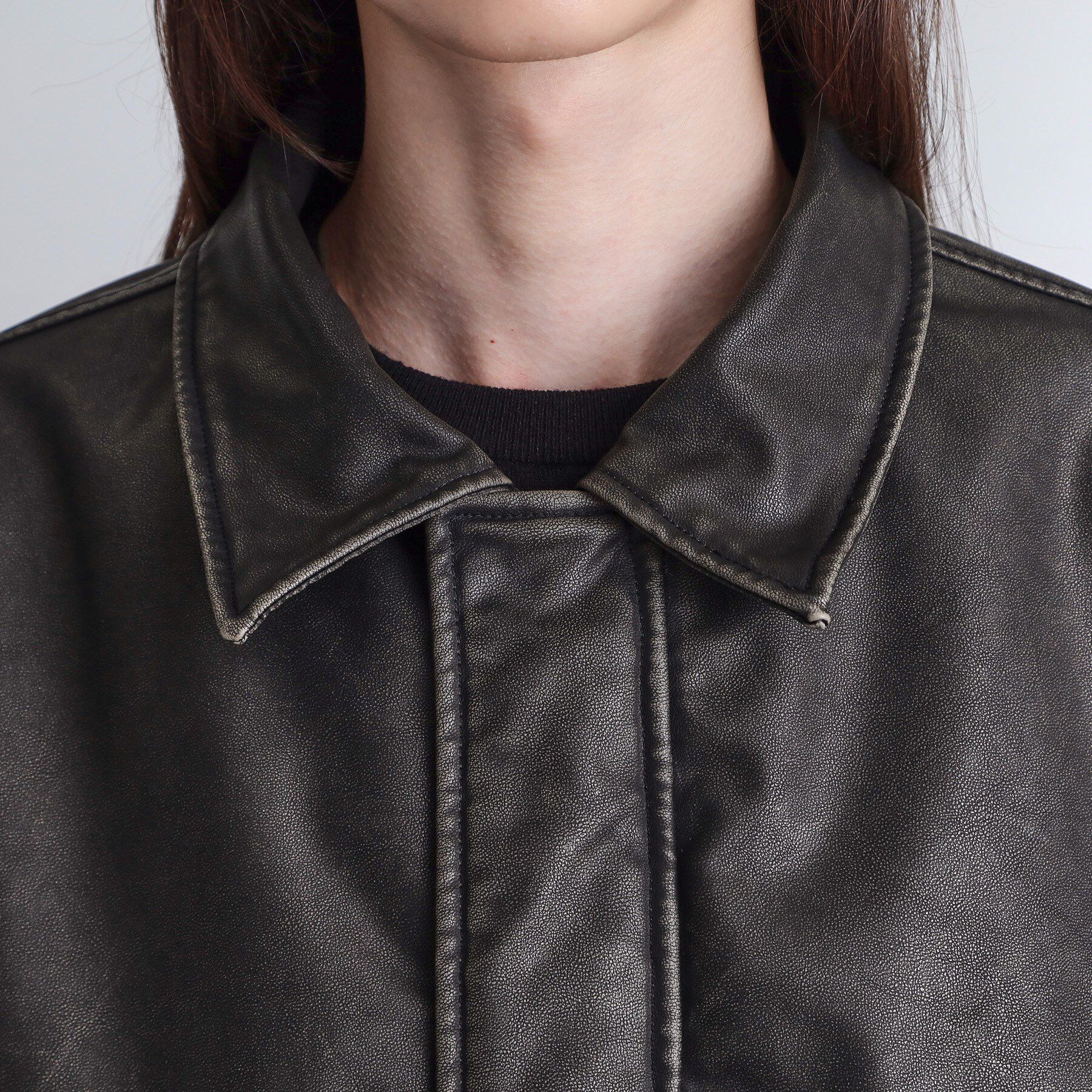 tk.TAKEO KIKUCHI「ヴィンテージライク衿フェイクファーブルゾン」|ブルゾン・スタジャン|