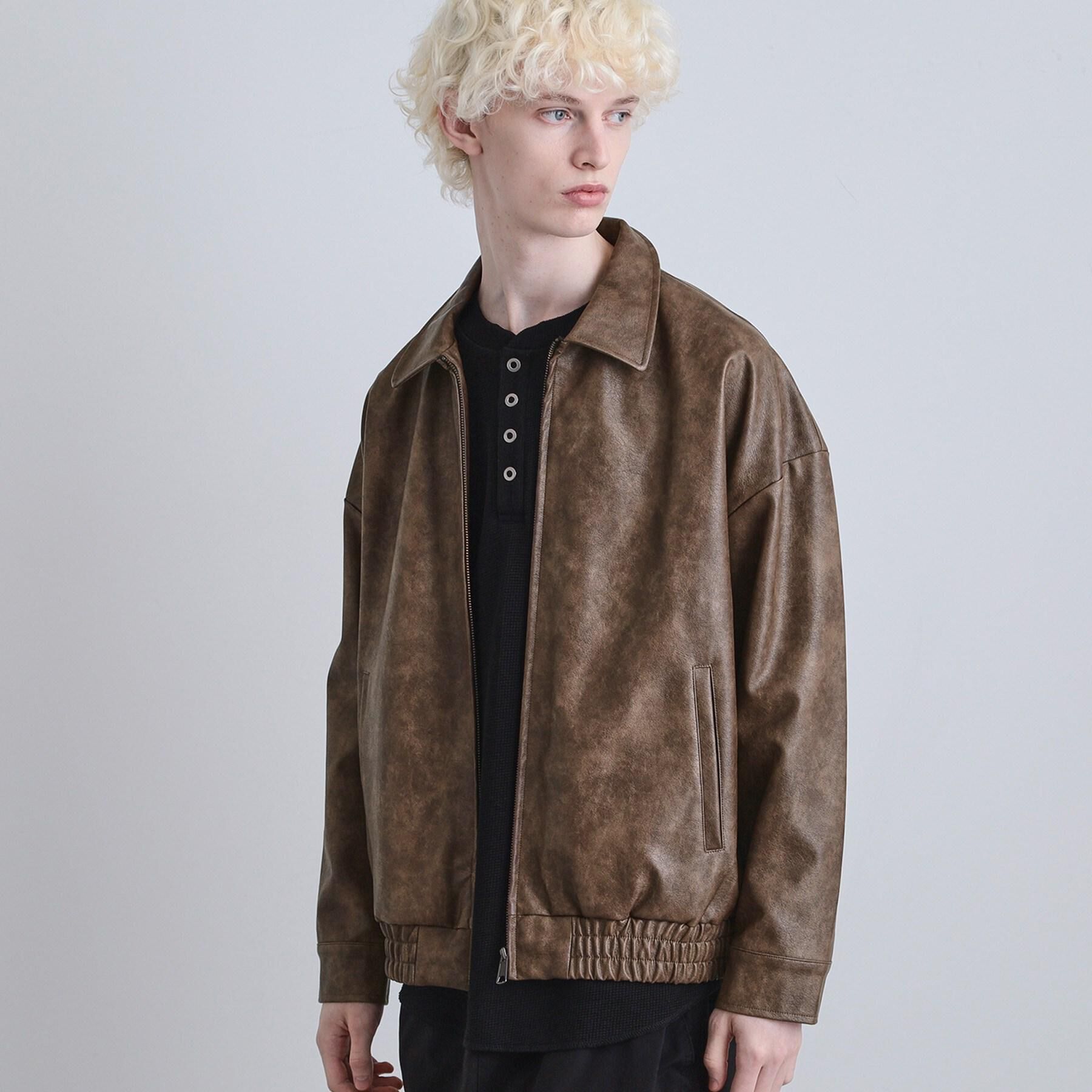 tk.TAKEO KIKUCHI「ヴィンテージライクドロップショルダージップブルゾン」|ブルゾン・スタジャン|