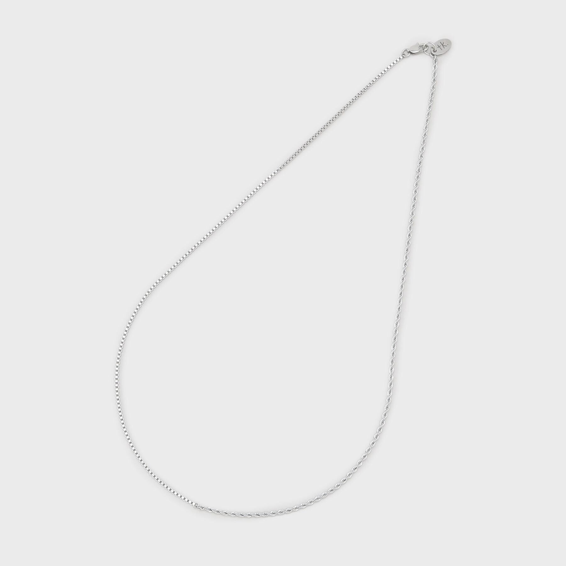tk.TAKEO KIKUCHI「【ステンレス】ナローコンビネックレス」|ネックレス|シルバー(106)