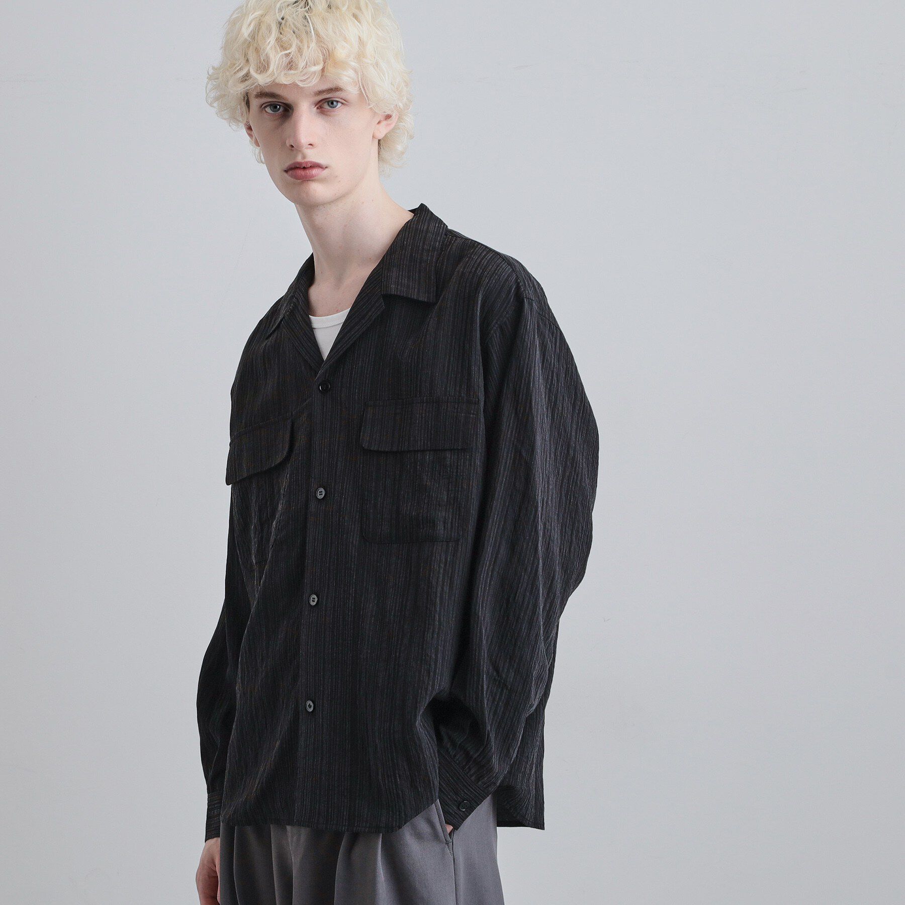 tk.TAKEO KIKUCHI「シアーストライプシャツ」|シャツ・ブラウス|