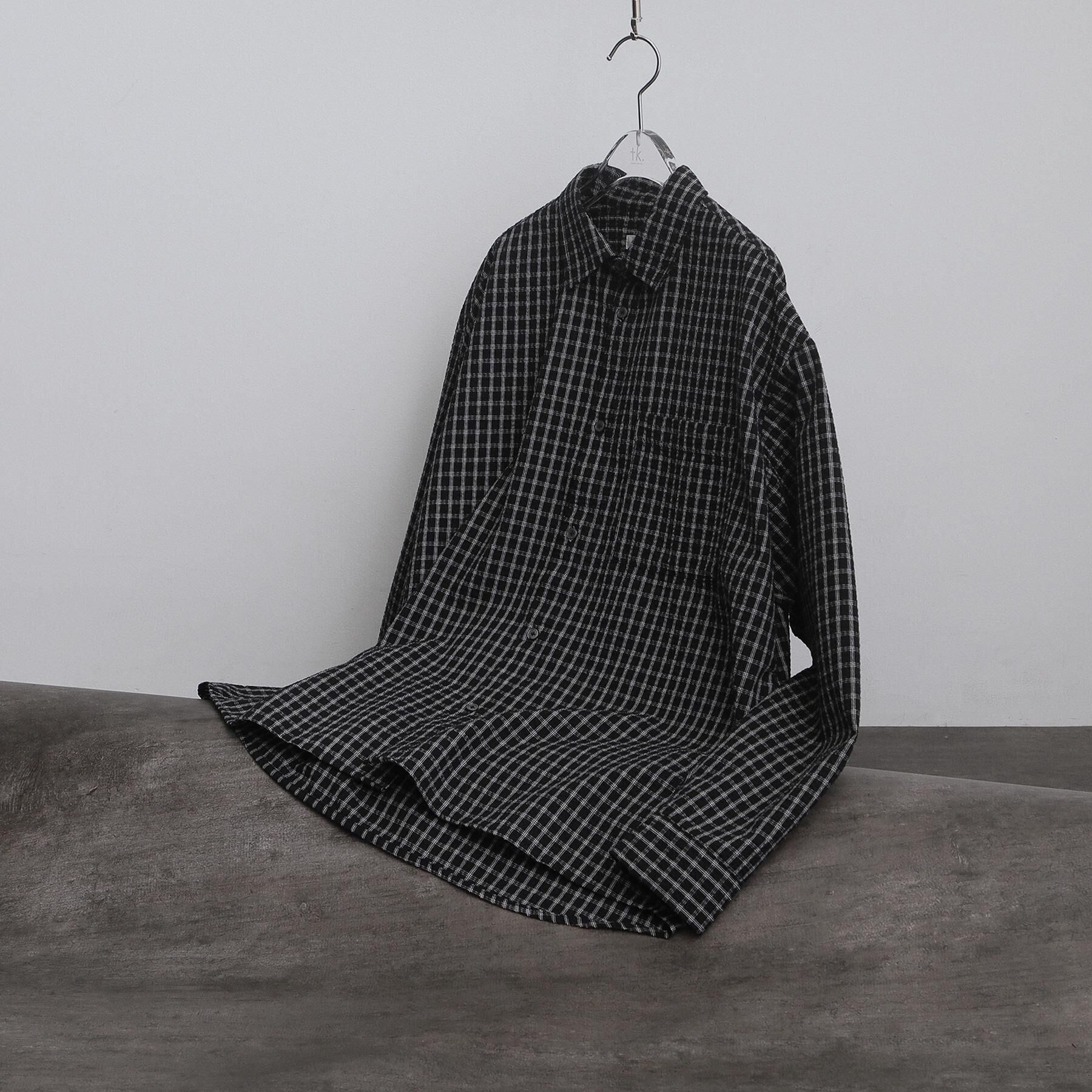 tk.TAKEO KIKUCHI「シアサッカーチェックシャツ」|シャツ・ブラウス|