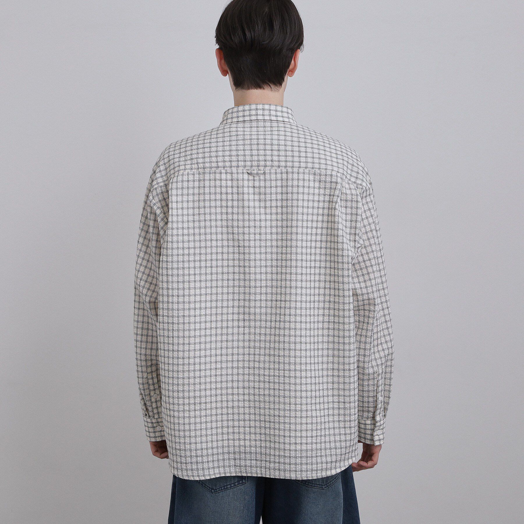 tk.TAKEO KIKUCHI「シアサッカーチェックシャツ」|シャツ・ブラウス|