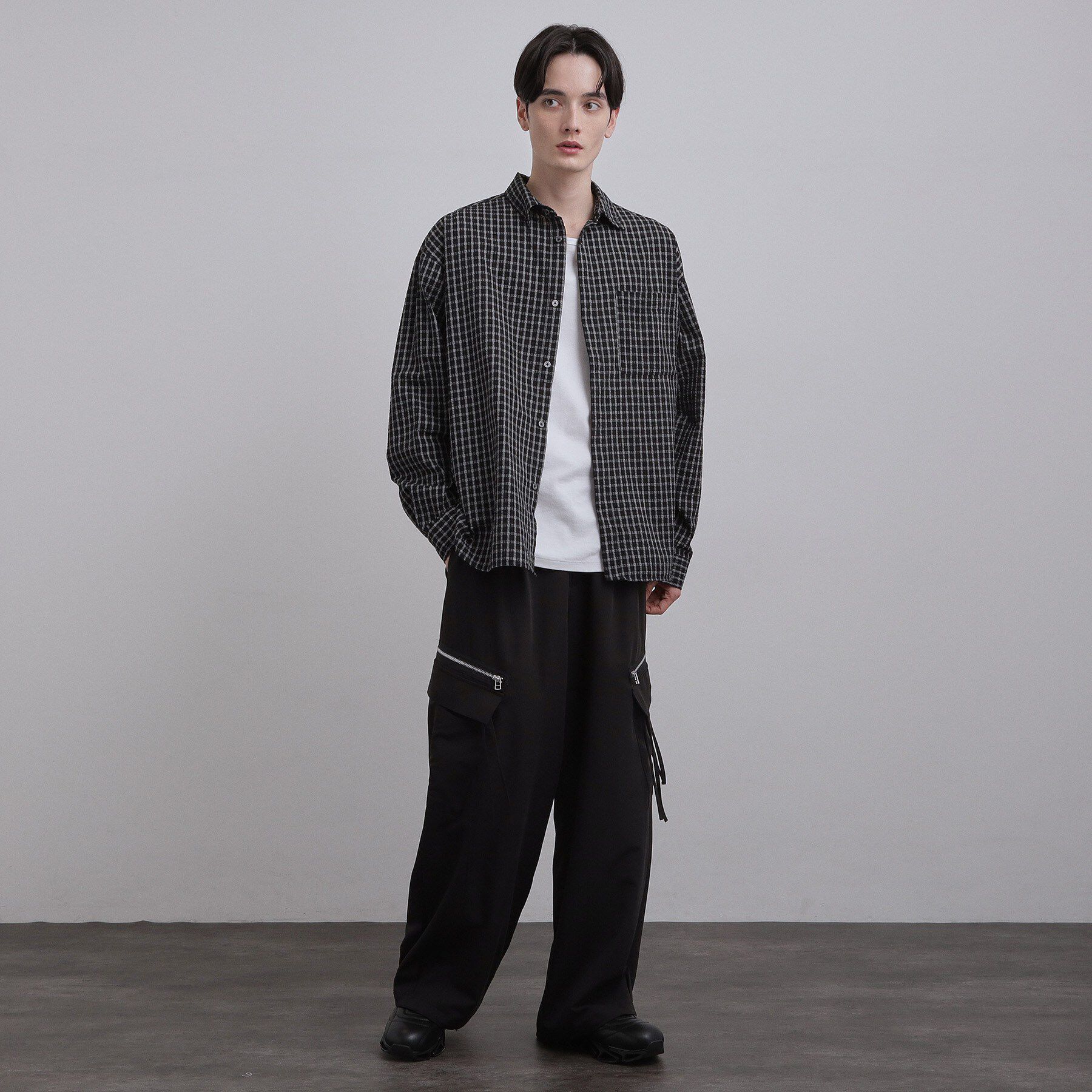 tk.TAKEO KIKUCHI「シアサッカーチェックシャツ」|シャツ・ブラウス|