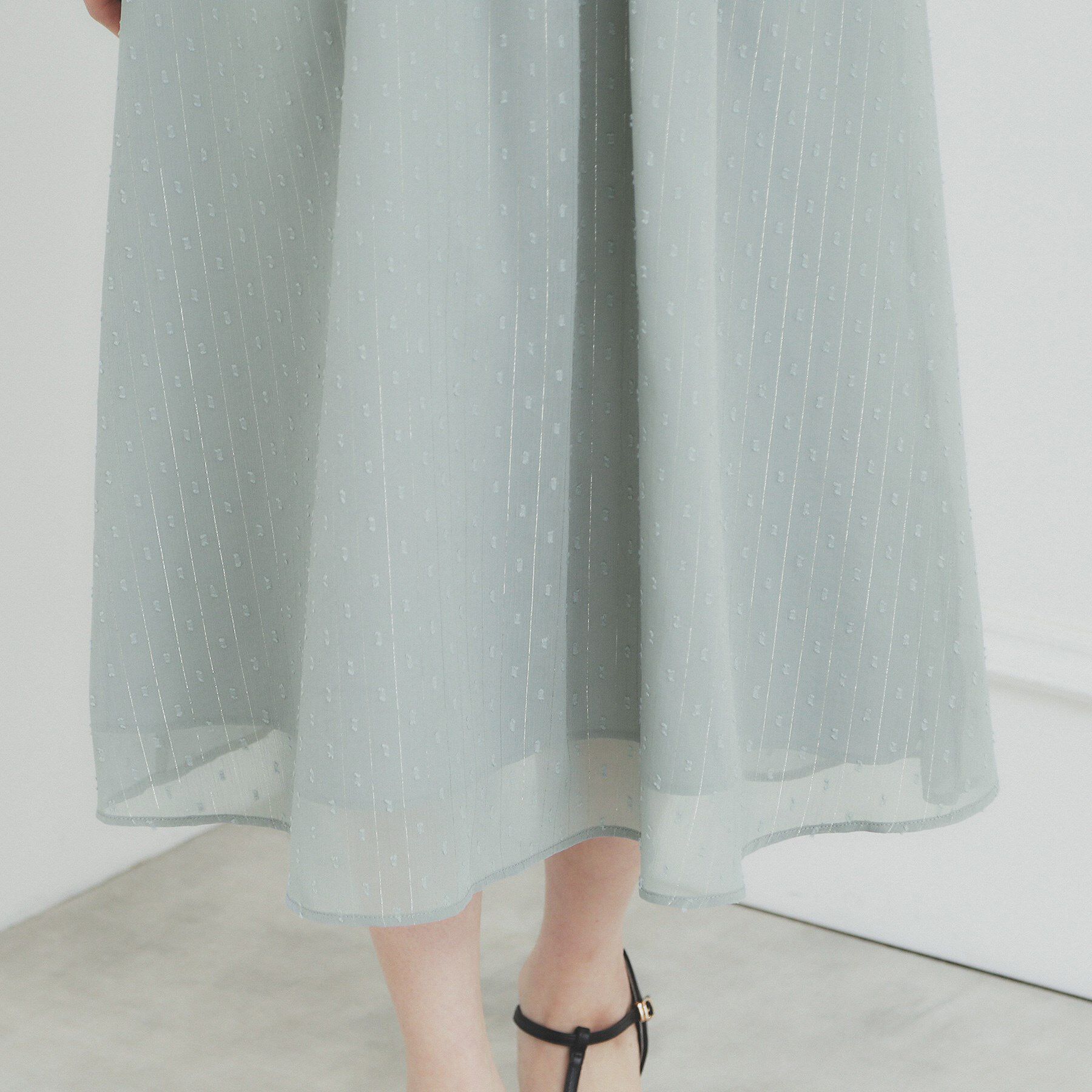 index「フィット＆フレアバイカラーワンピース【洗濯機洗い可/イージーアイロン】」|ワンピース|