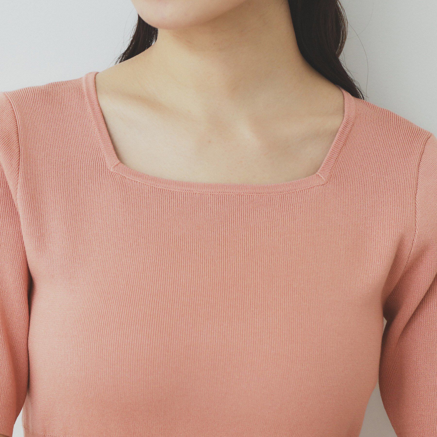 index「シアーラインニットワンピース【UV/洗濯機洗い可】」|ワンピース|