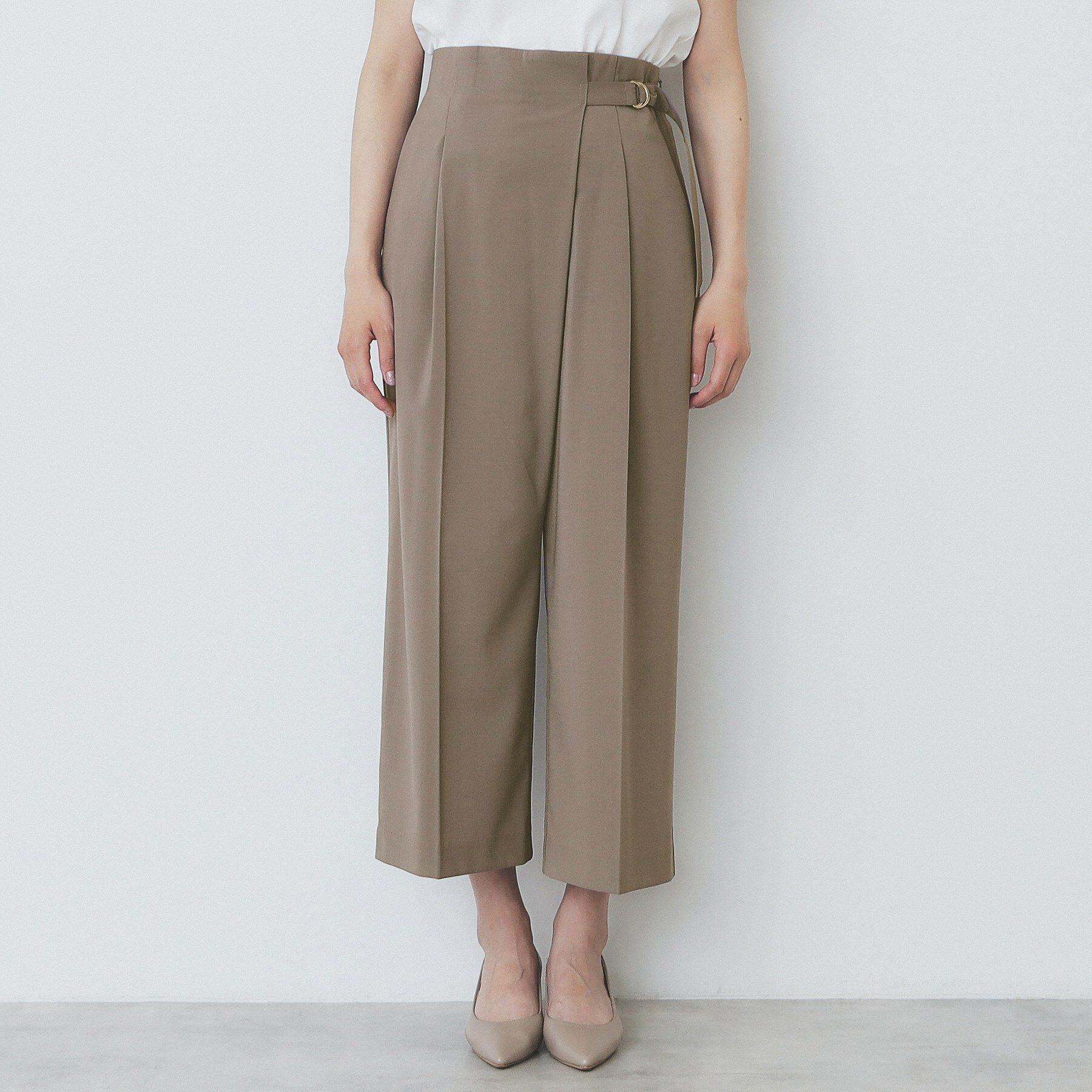 index「ラップストレートパンツ【接触冷感/抗ピル/洗濯機洗い可/イージーアイロン】」|その他|