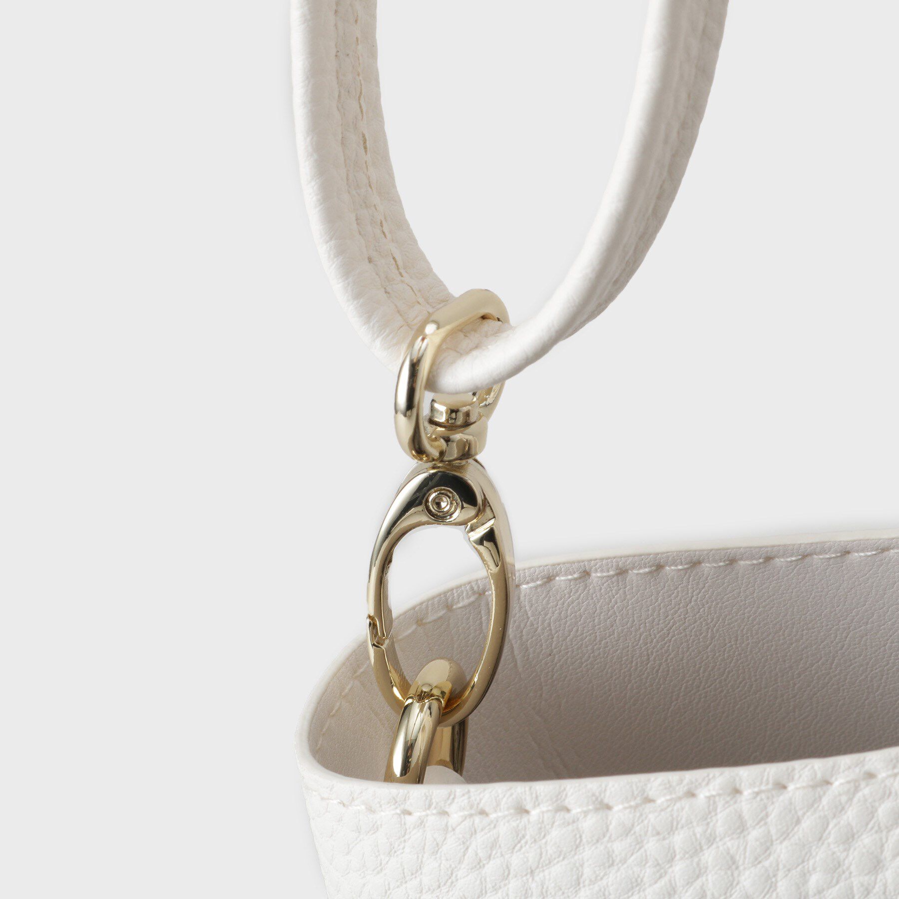 index「【2WAY】フラワーパーツ付き合皮ミドルトートバッグ」|トートバッグ|