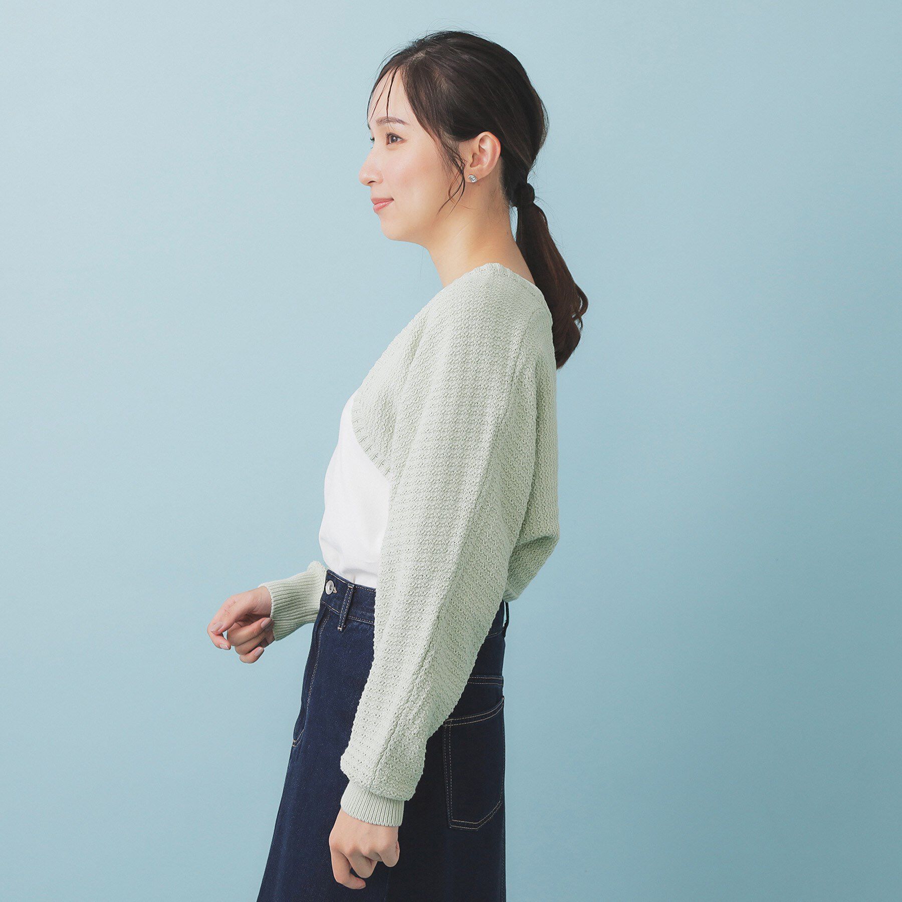 index「ボレロカーディガン【洗濯機OK抗ピル】」|カーディガン|