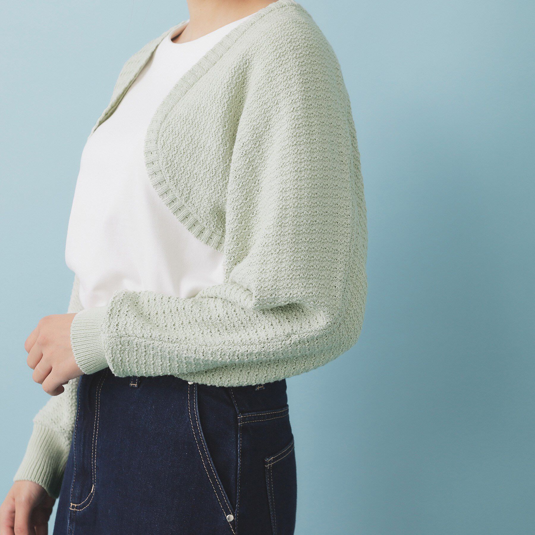 index「ボレロカーディガン【洗濯機OK抗ピル】」|カーディガン|