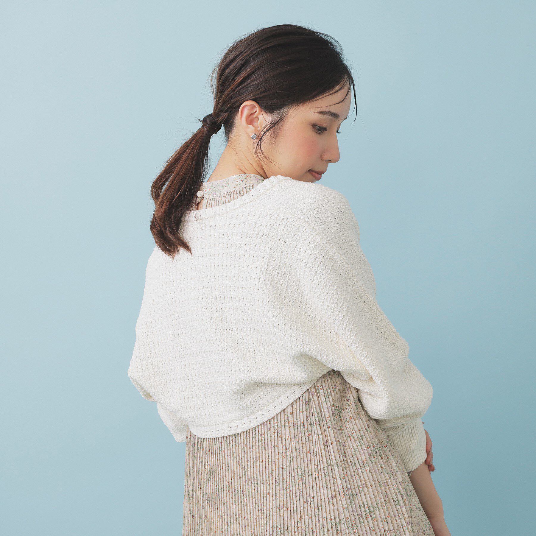 index「ボレロカーディガン【洗濯機OK抗ピル】」|カーディガン|