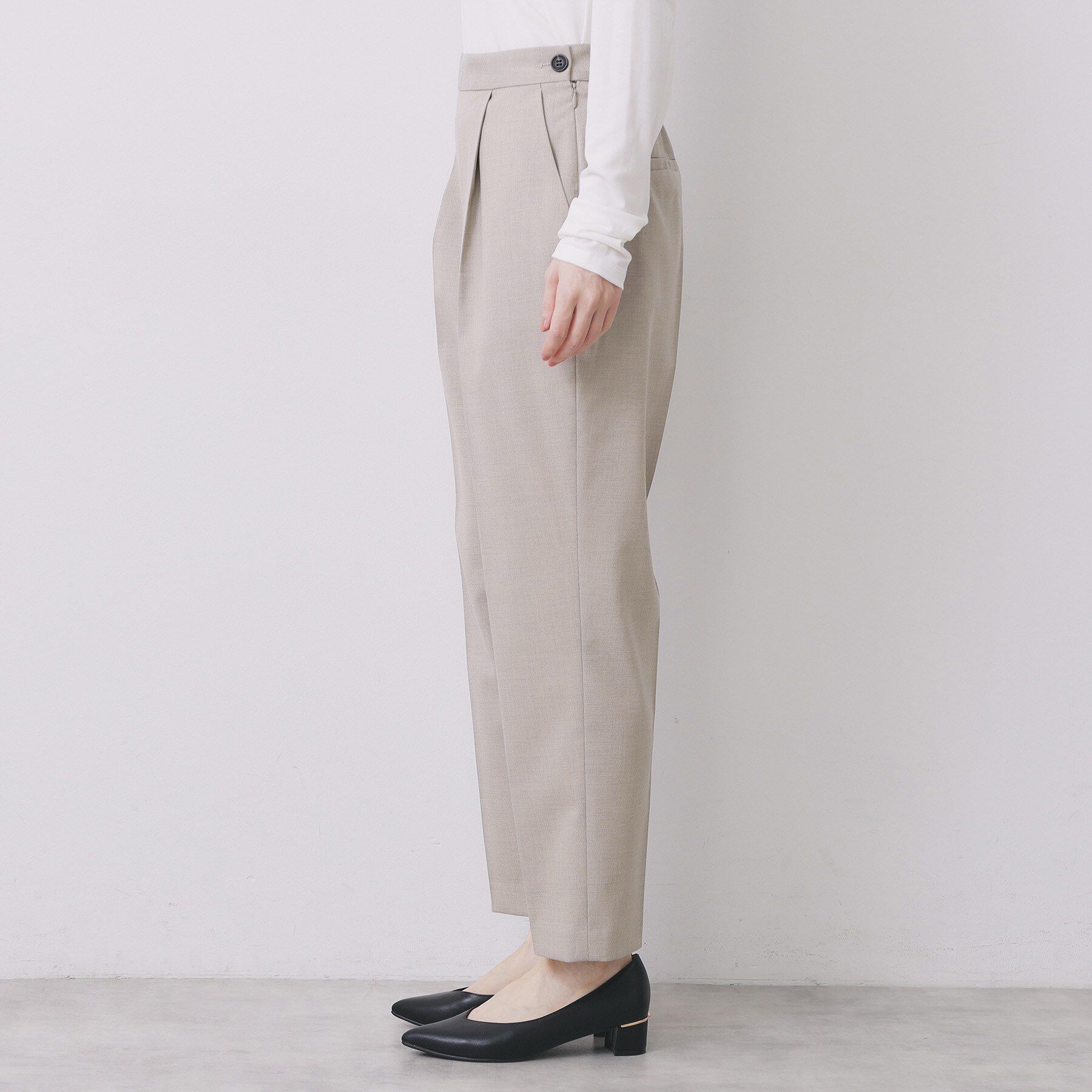 index「ウールライクストレッチテーパードパンツ/セットアップ対応【洗濯機OK】」|その他|