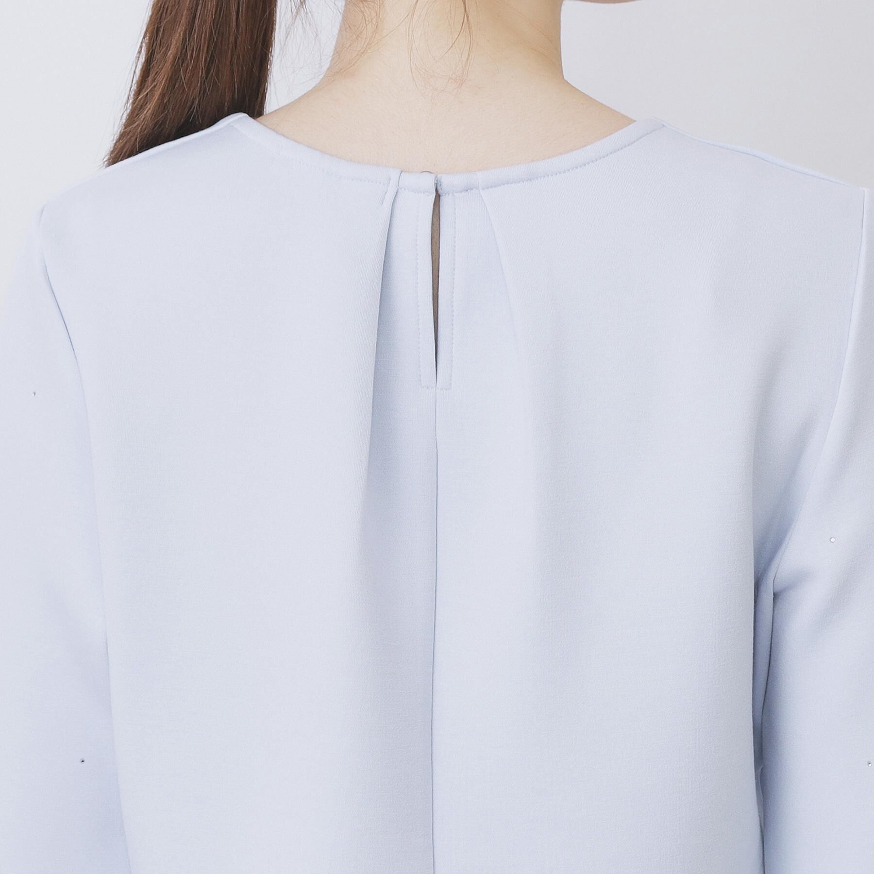 index「ジルコンペプラムトップス【洗濯機OK】」|Tシャツ・カットソー|