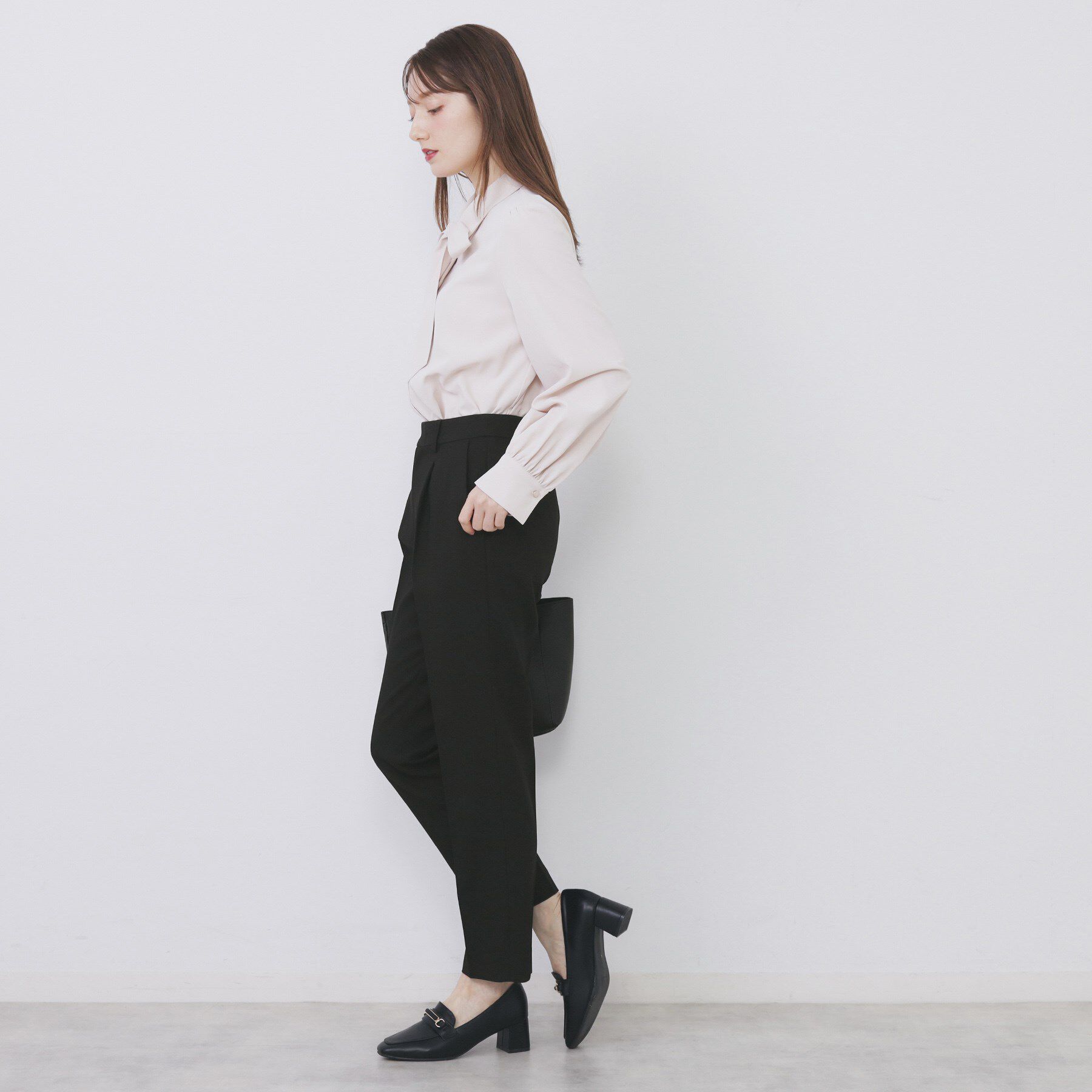 index「《丈が選べる》ストレッチテーパードパンツ/セットアップ対応【洗濯機OK/防シワ】」|その他|