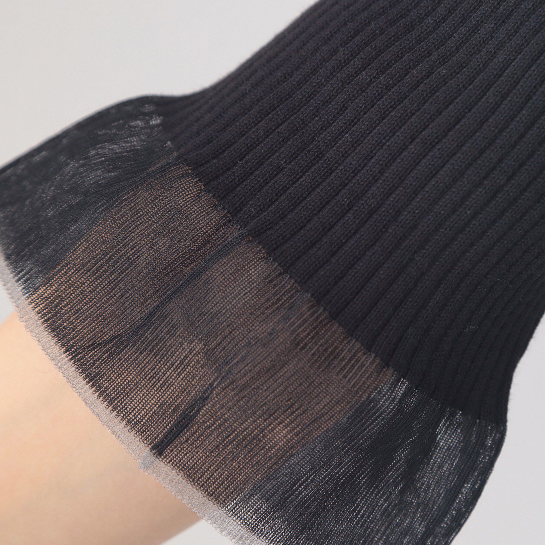 index「リブシアーフレアスリーブニット/オーガニックコットン【洗える/UVケア】」|ニット・セーター|