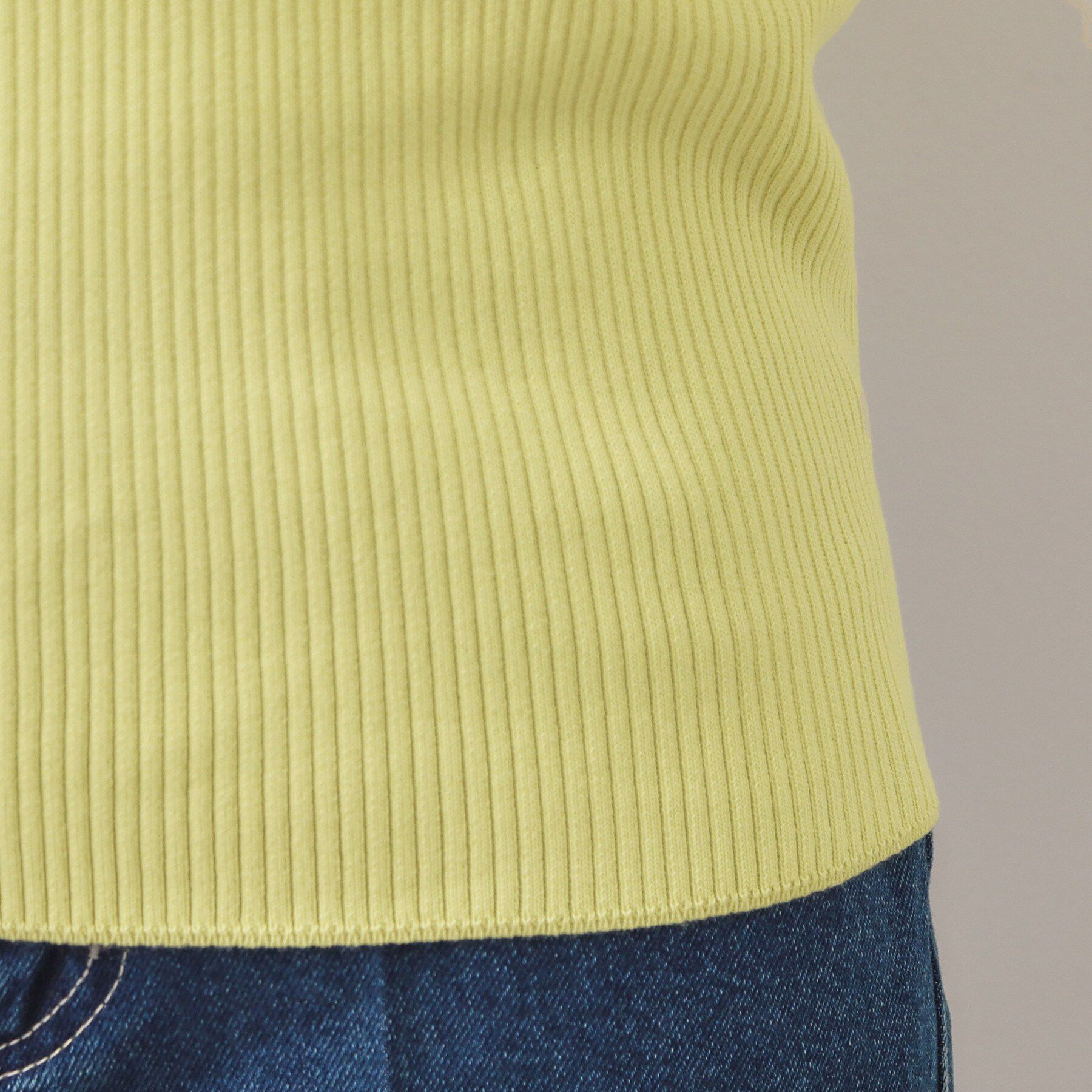 index「リブシアーフレアスリーブニット/オーガニックコットン【洗える/UVケア】」|ニット・セーター|