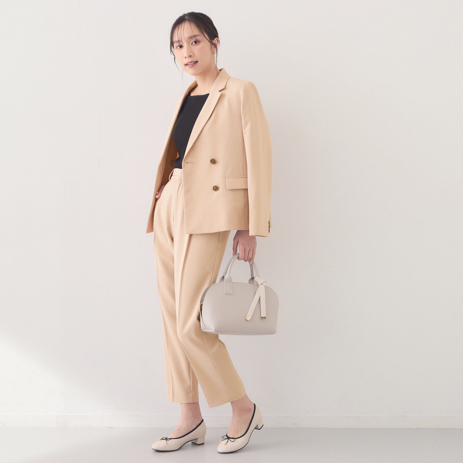 index「ダブルブレストジャケット/セットアップ対応可【洗える/接触冷感/吸水速乾/防シワ/ストレッチ】」|テーラードジャケット|