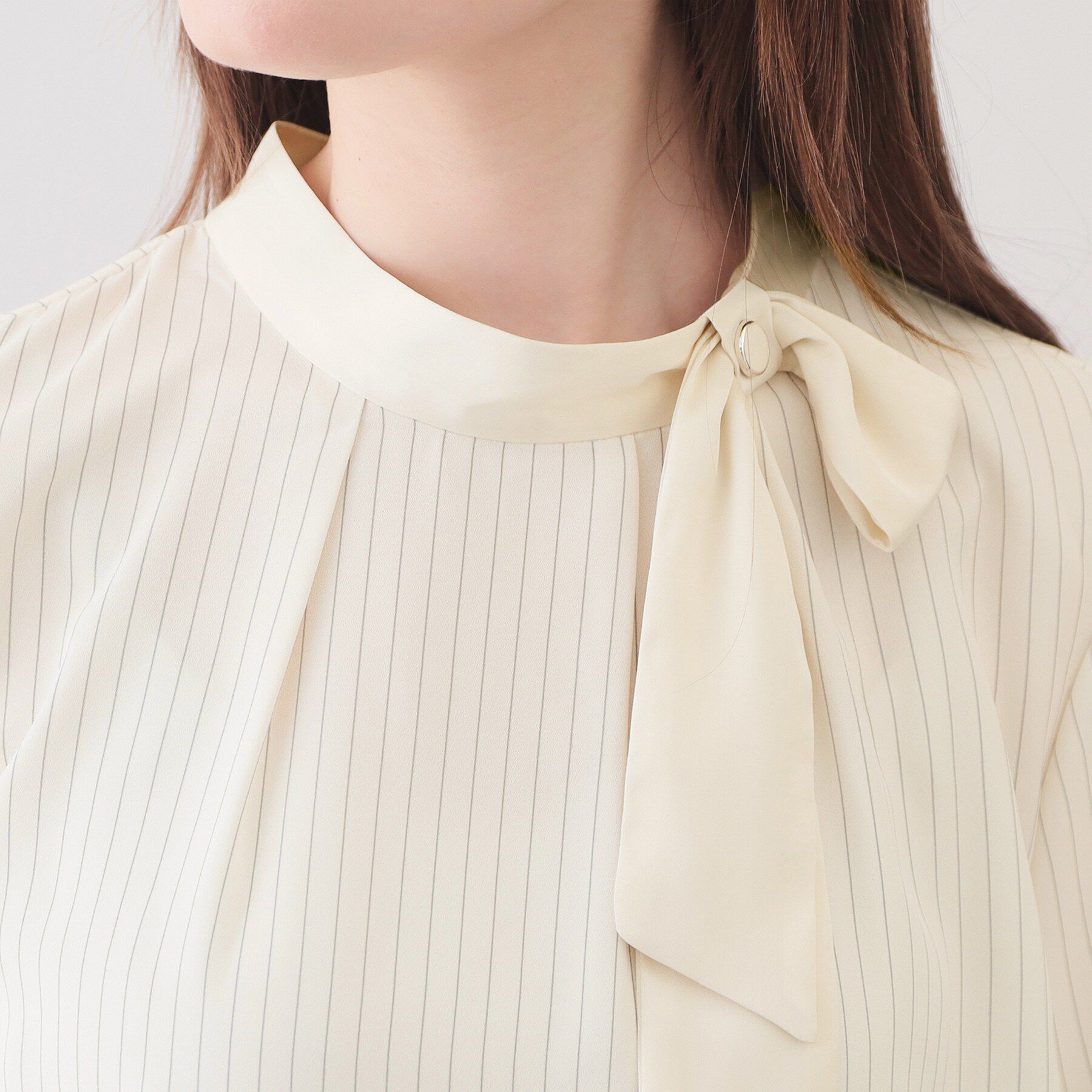 index「アシメボウタイブラウス【洗濯機OK/イージーアイロン】」|シャツ・ブラウス|