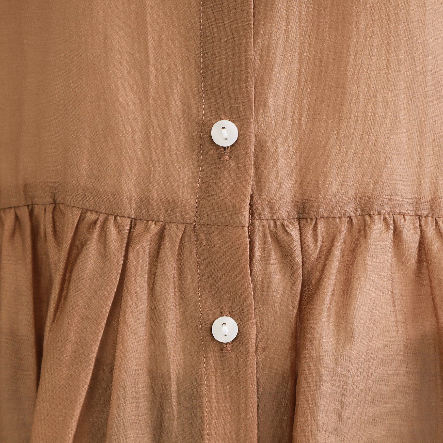 OPAQUE.CLIP「シアーペプラムブラウス【洗濯機洗い可】」|シャツ・ブラウス|