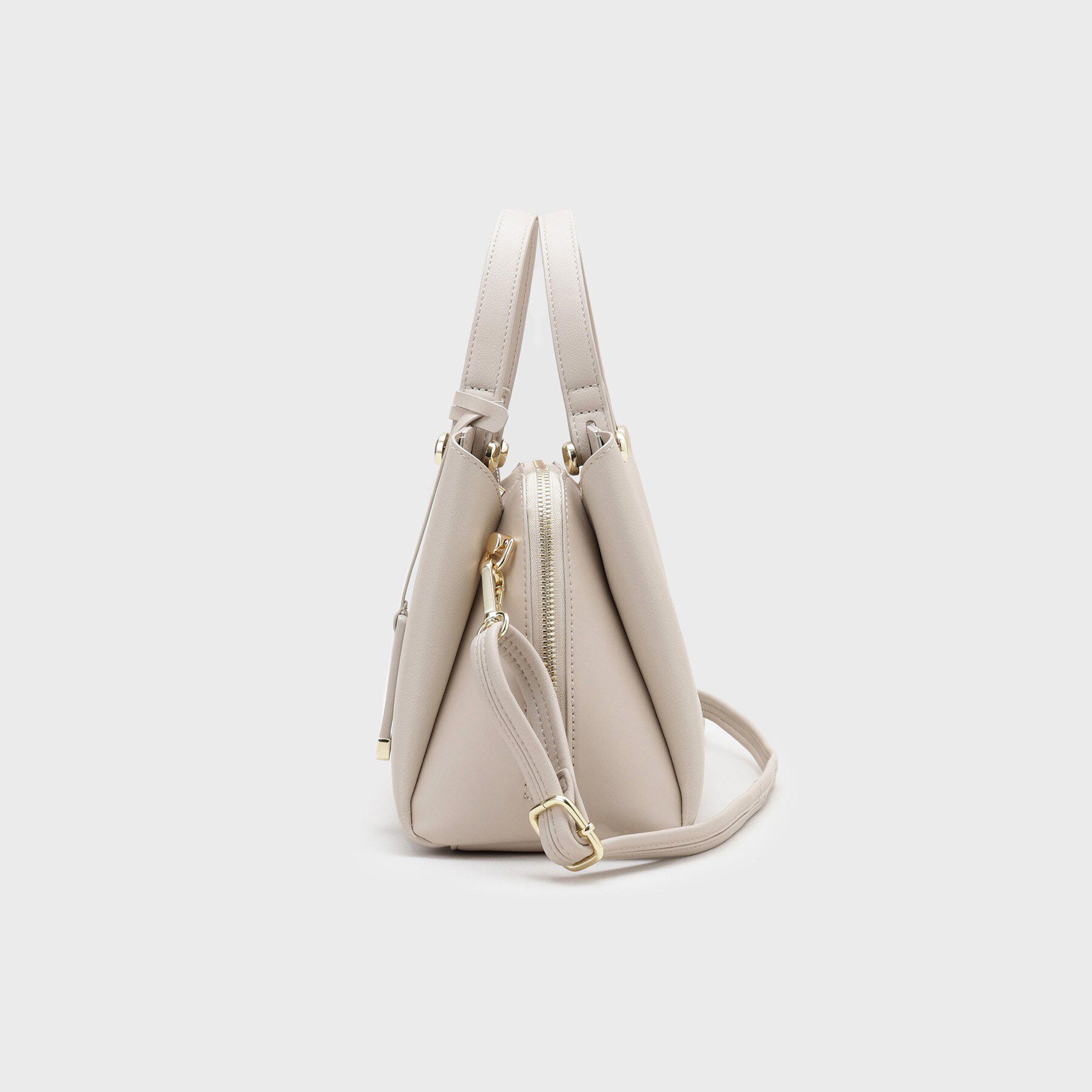 OPAQUE.CLIP「【2WAY】合皮ミドルサイズボストンバッグ」|ボストンバッグ|