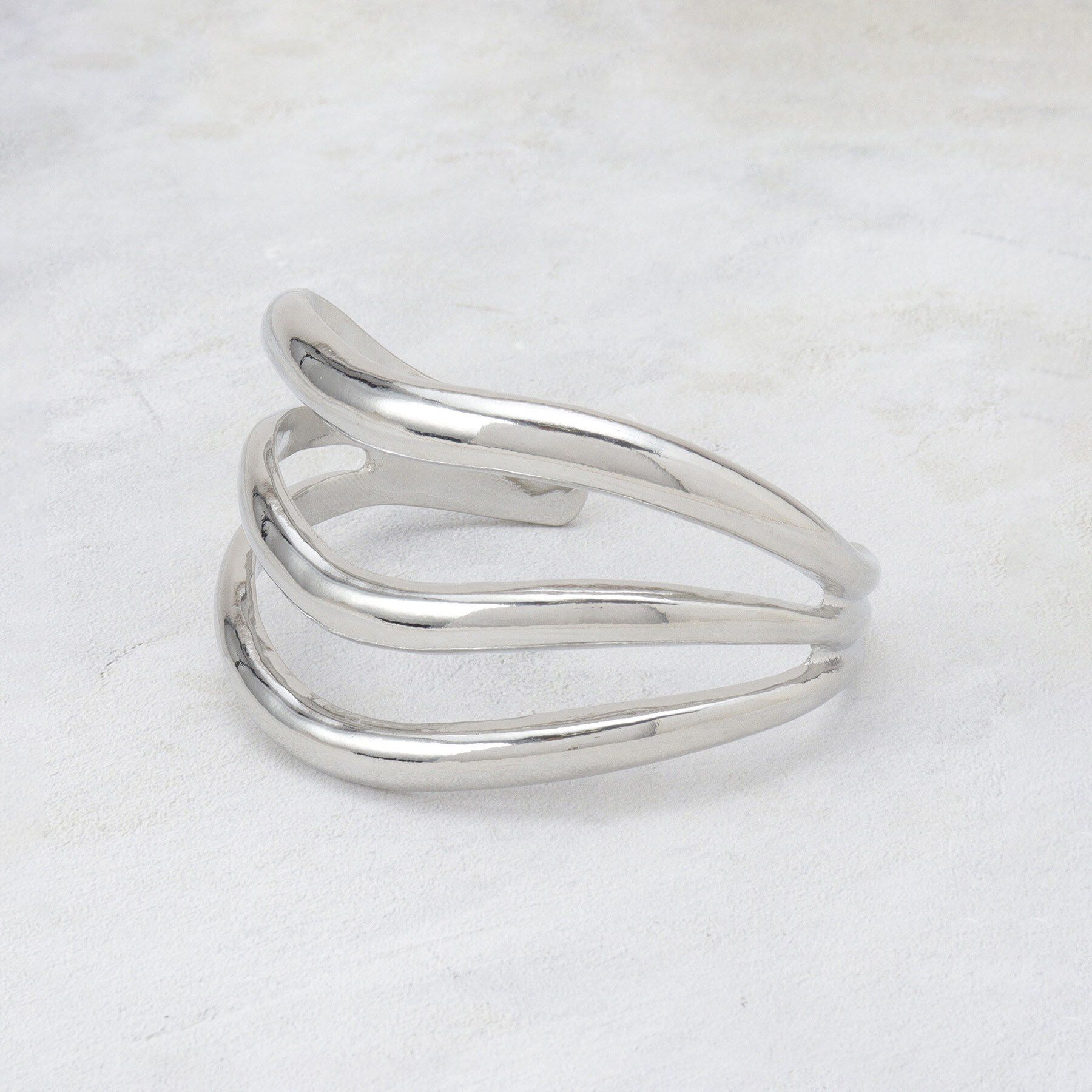 OPAQUE.CLIP「3ラインバングル」|ブレスレット・バングル|シルバー(006)