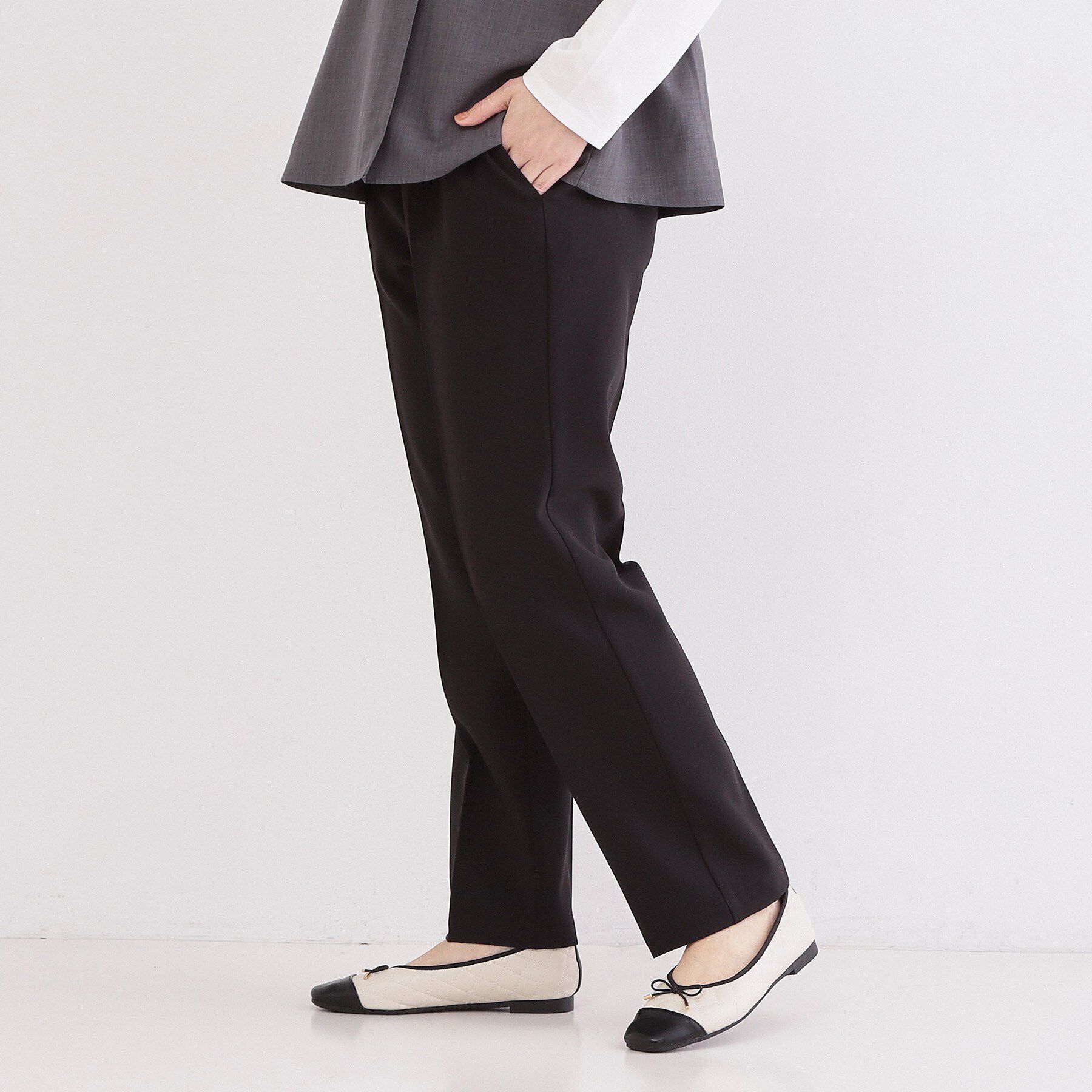 OPAQUE.CLIP「美脚ストレッチイージーテーパードパンツ【洗濯機OK】」|その他|