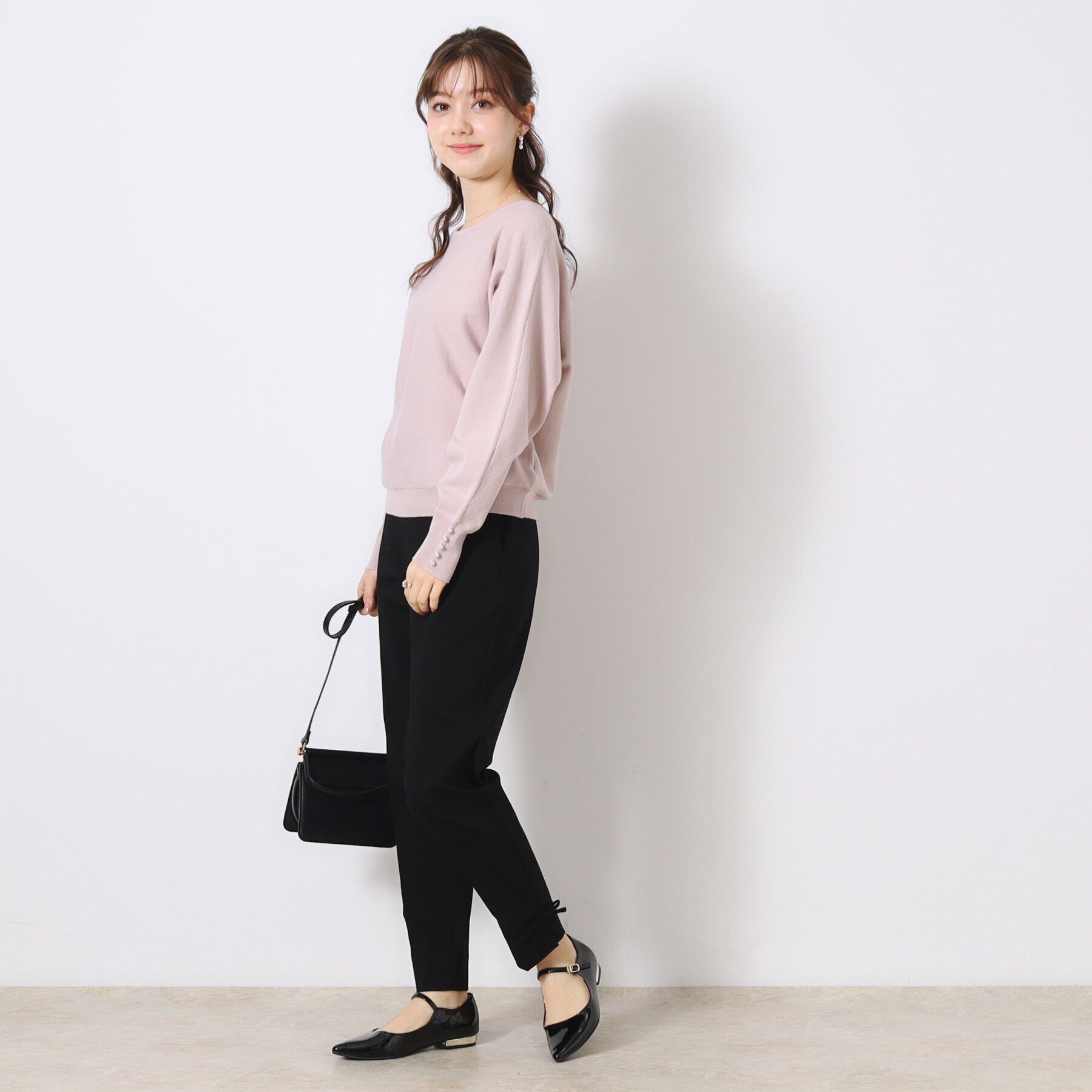 Couture broach「【ラクチンきれい見えパンツ】リボンハイパーストレッチパンツ」|その他|