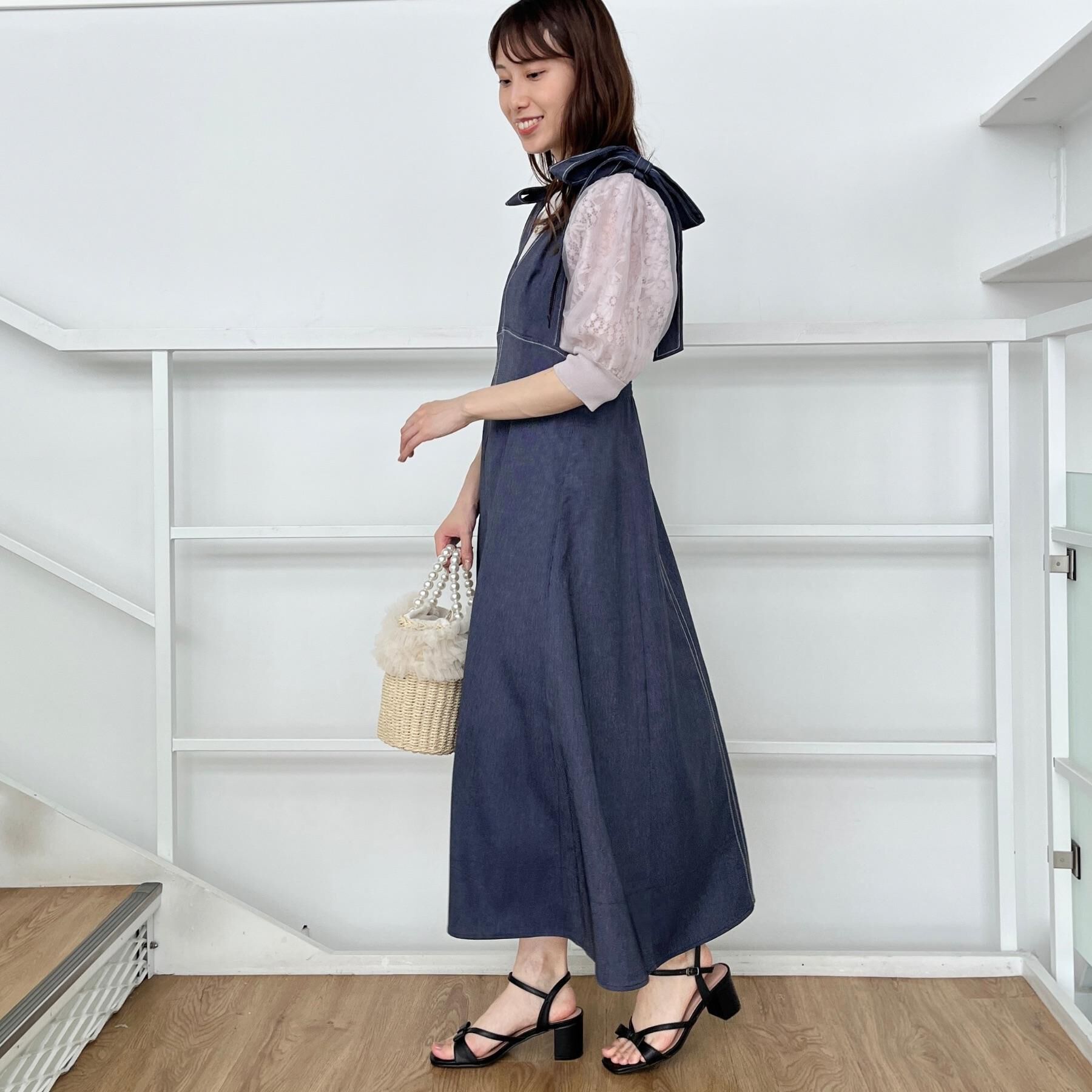 Couture broach「【洗える・UV機能・通勤】オーガンレース袖ニット」|ニット・セーター|