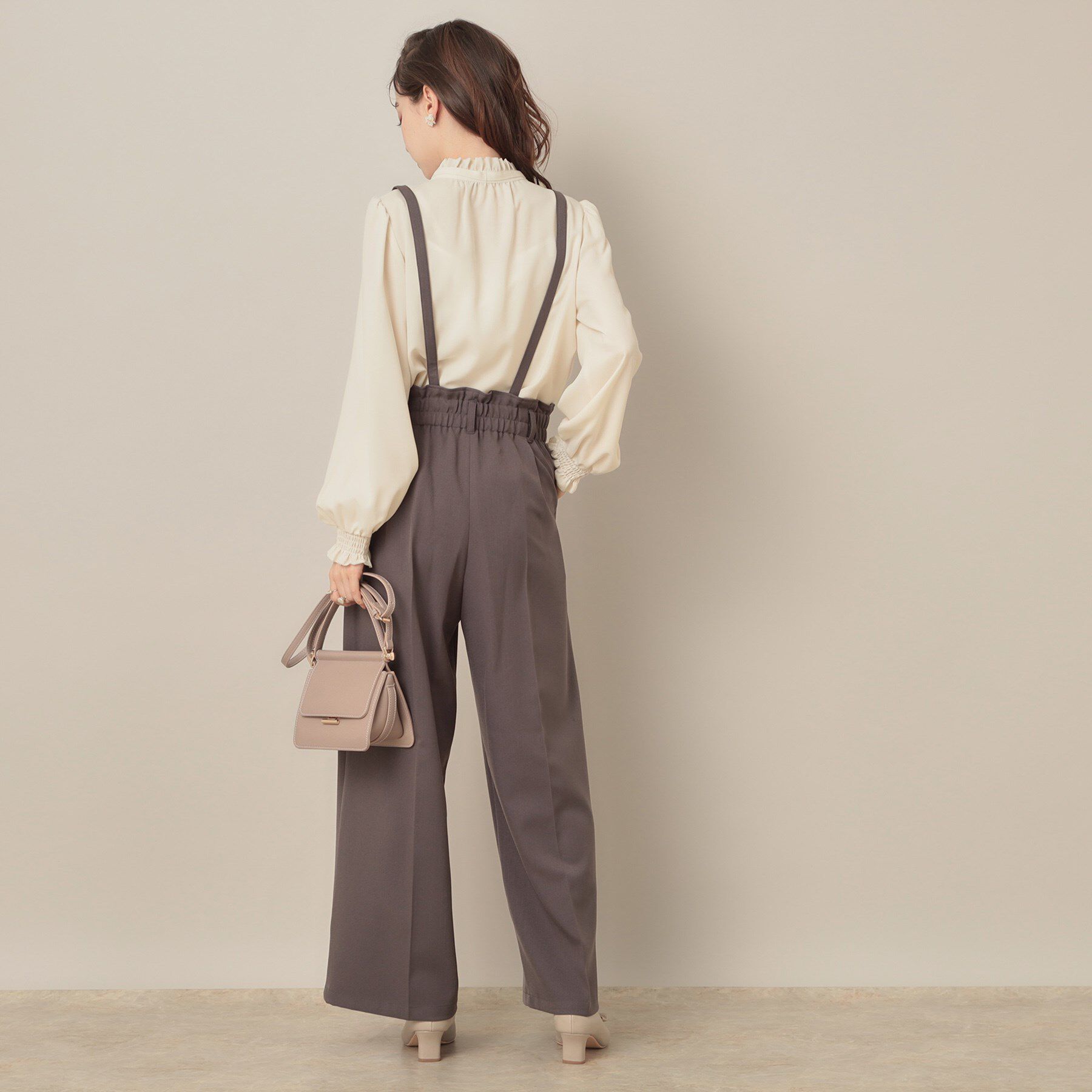 Couture broach「【フェミニン・通勤】タイ付きピコフリルブラウス」|シャツ・ブラウス|