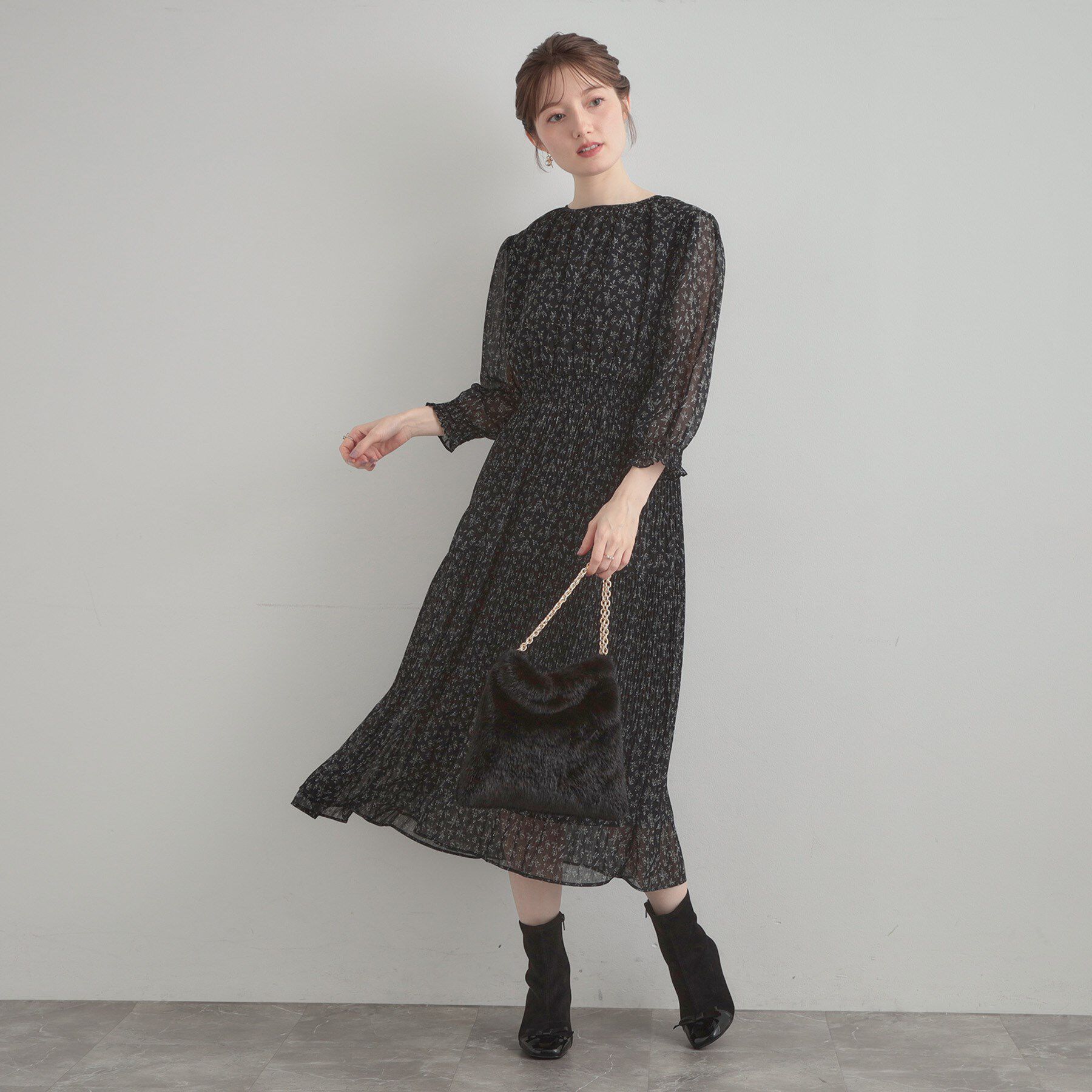 Couture broach「フェイクファーチェーンバッグ」|トートバッグ|