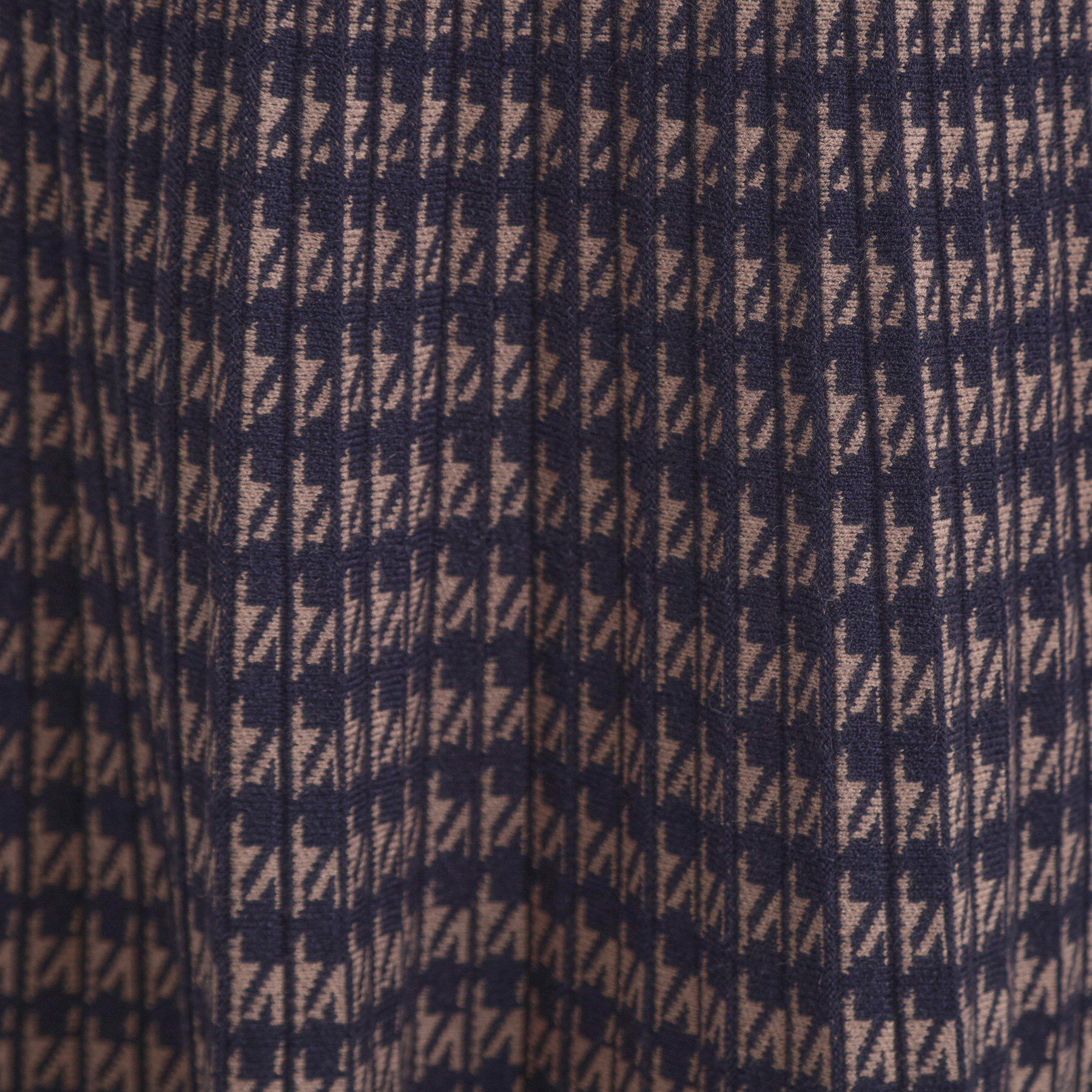 Couture broach「【クラシカル・大人上品】千鳥ジャカードニットプリーツスカート」|スカート|