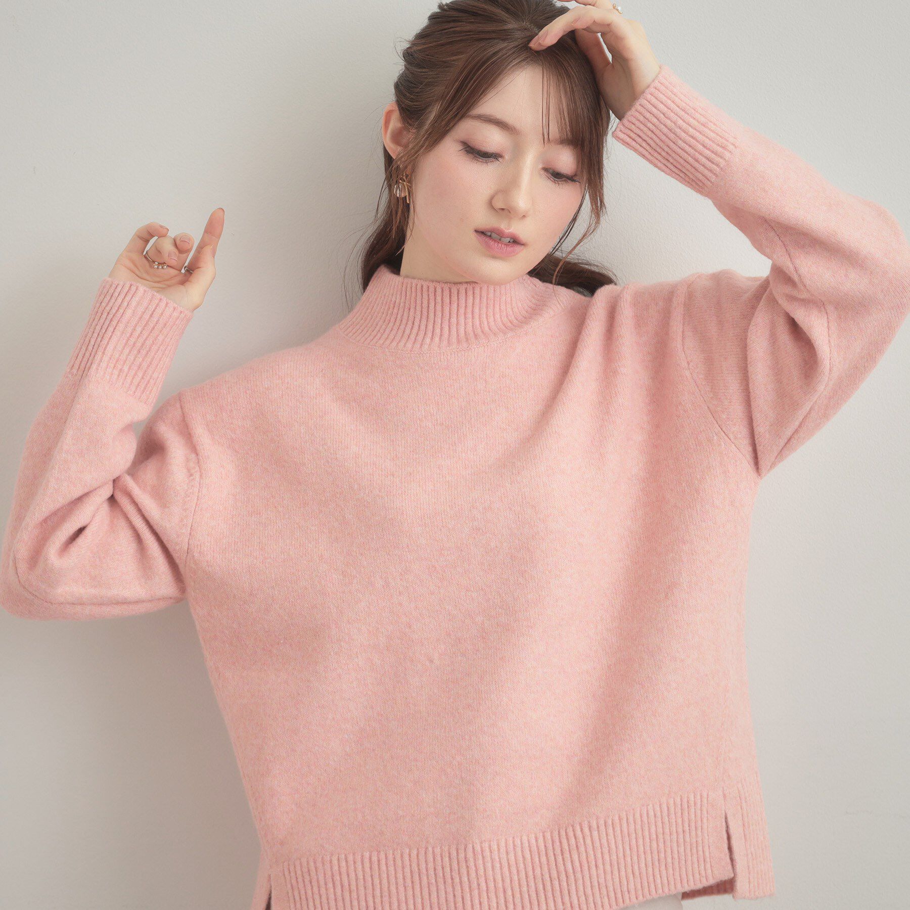 Couture broach「【5色展開】やわらかヤクライクニット」|ニット・セーター|