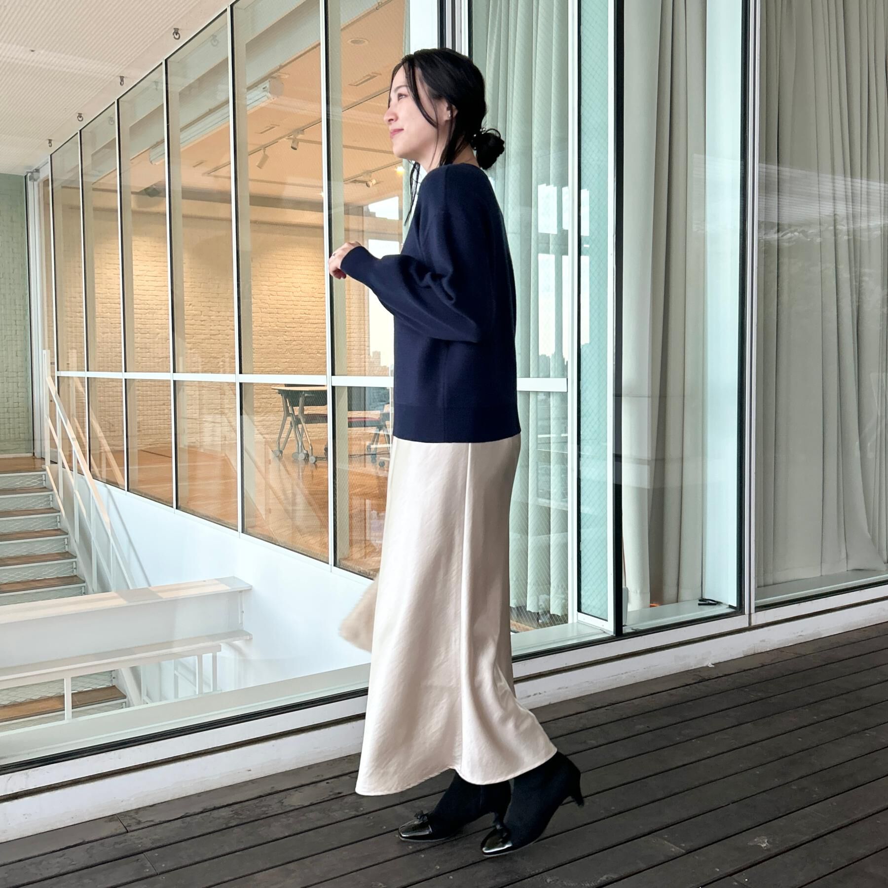 Couture broach「【パール調・ビジューデザイン】華やかロゴニット」|ニット・セーター|