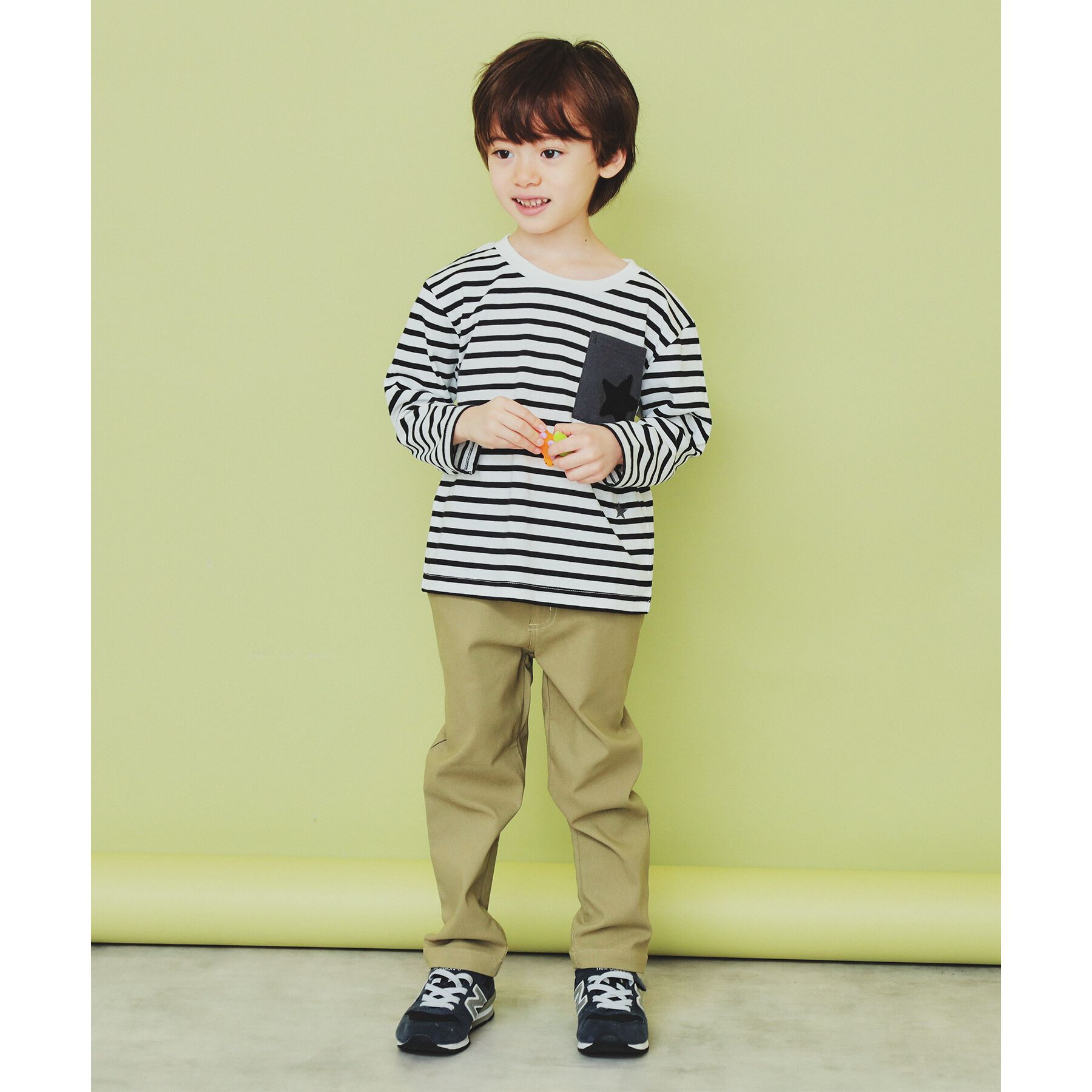 THE SHOP TK「【100-160】のびーるストレートパンツ/洗濯機OK」|その他|