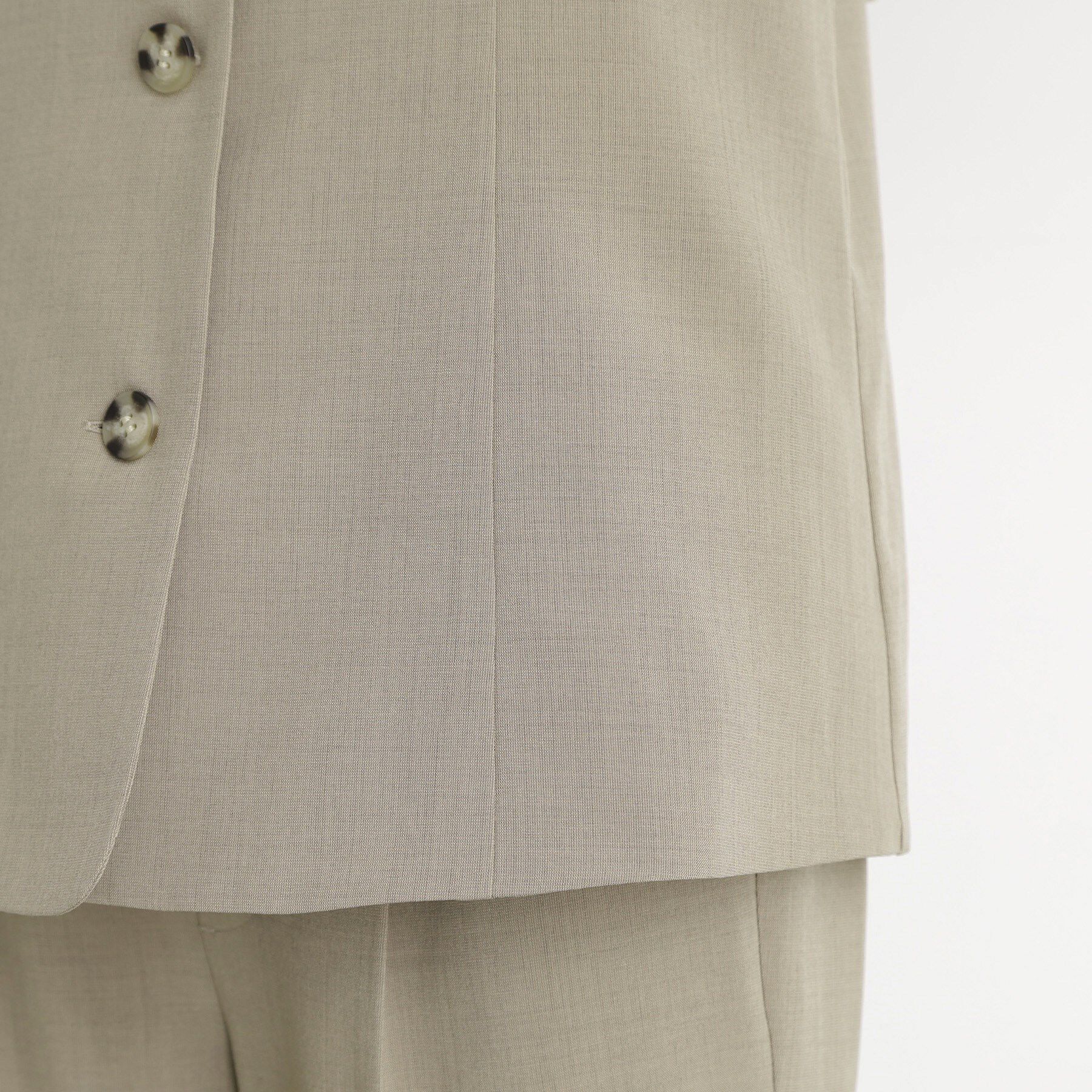 THE SHOP TK「麻調キャミビスチェ【洗濯機OK】」|キャミソール|