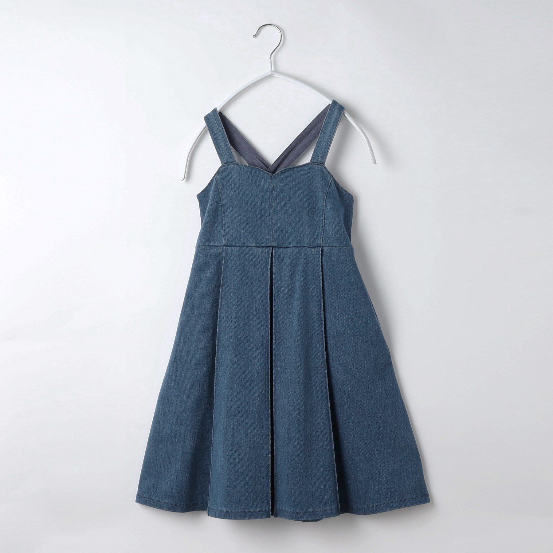 THE SHOP TK「【110－150】タックジャンスカ/ママとおそろい・洗濯機OK」|ワンピース|