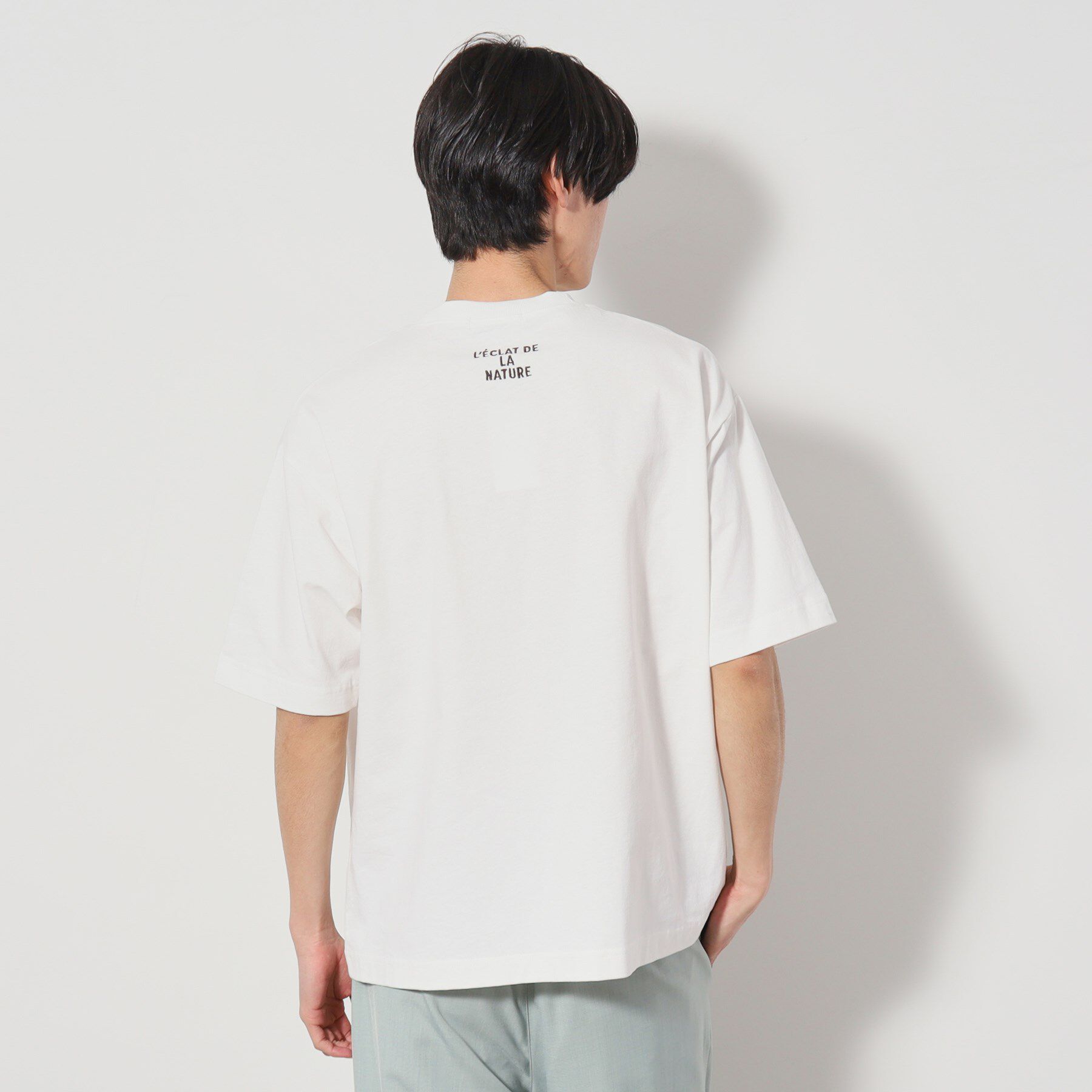 THE SHOP TK「【Begin6月号掲載】オーガニックコットンプリント半袖Tシャツ」|Tシャツ・カットソー|