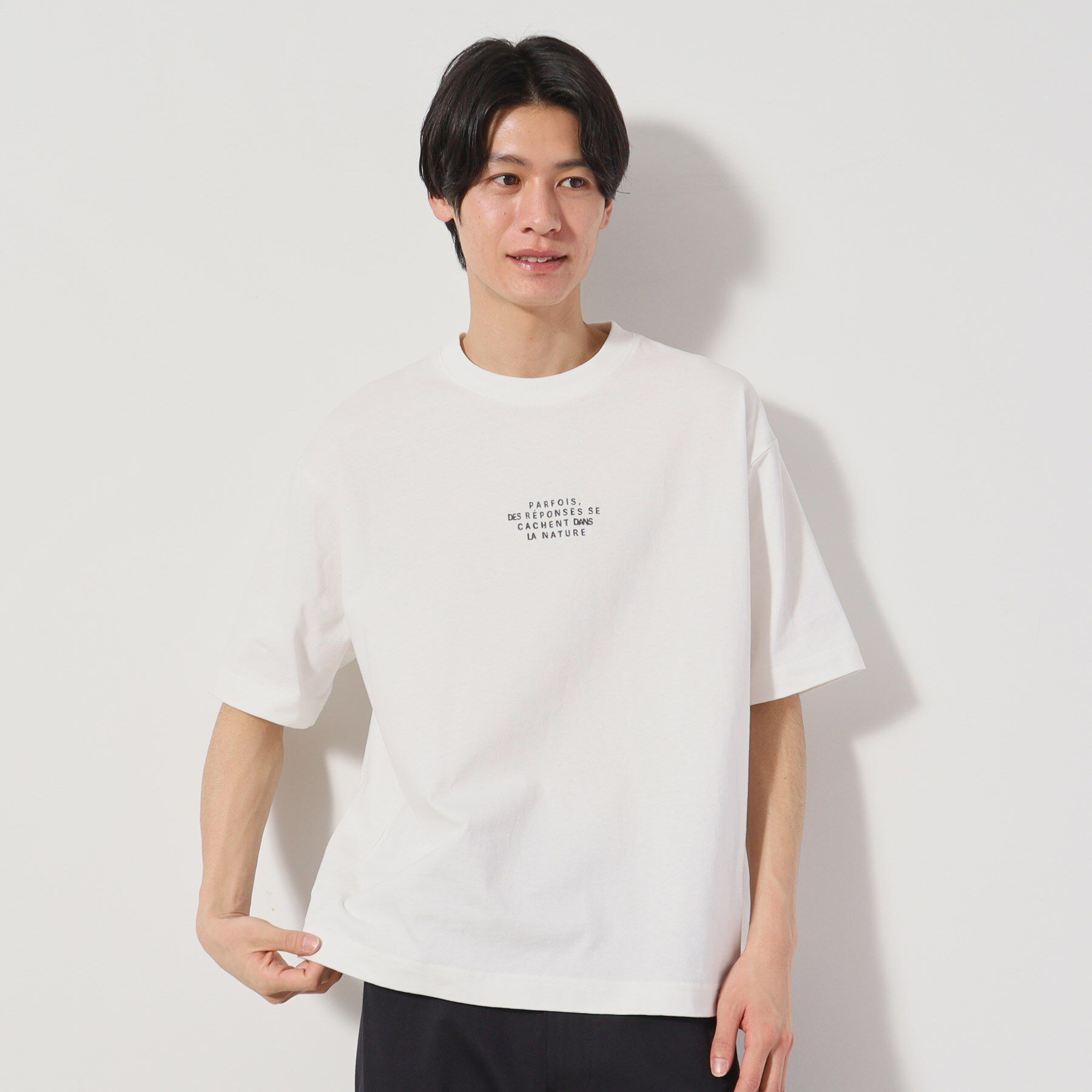 THE SHOP TK「【Begin6月号掲載】オーガニックコットンプリント半袖Tシャツ」|Tシャツ・カットソー|