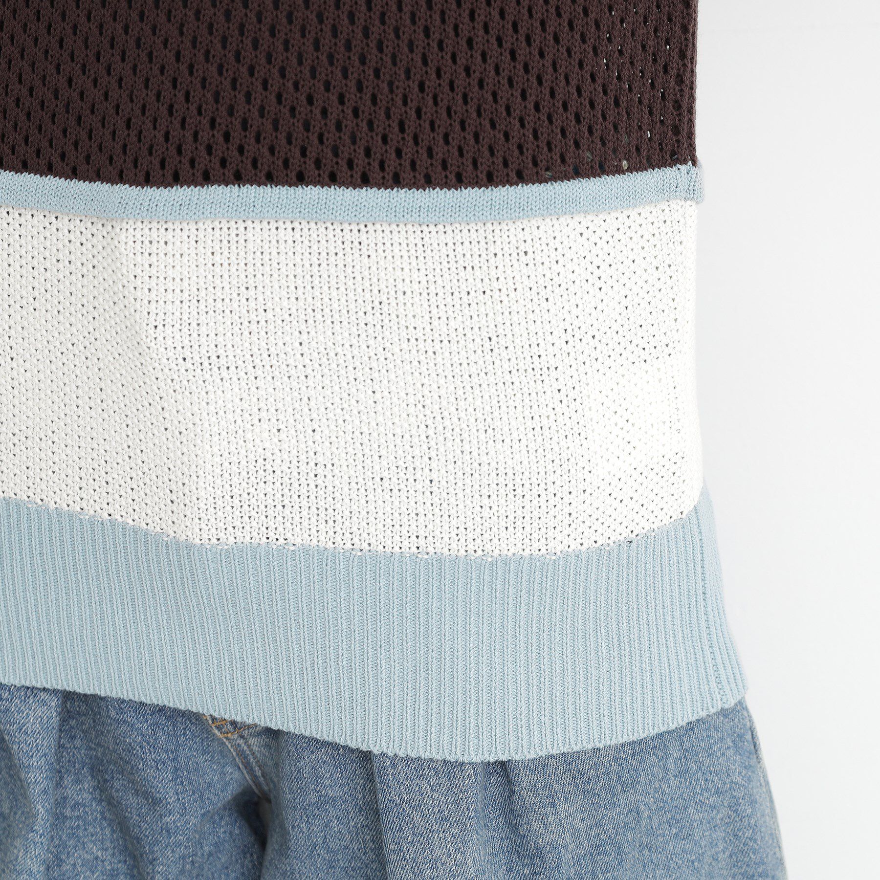 THE SHOP TK「マルチボーダートップス【洗える】」|ニット・セーター|