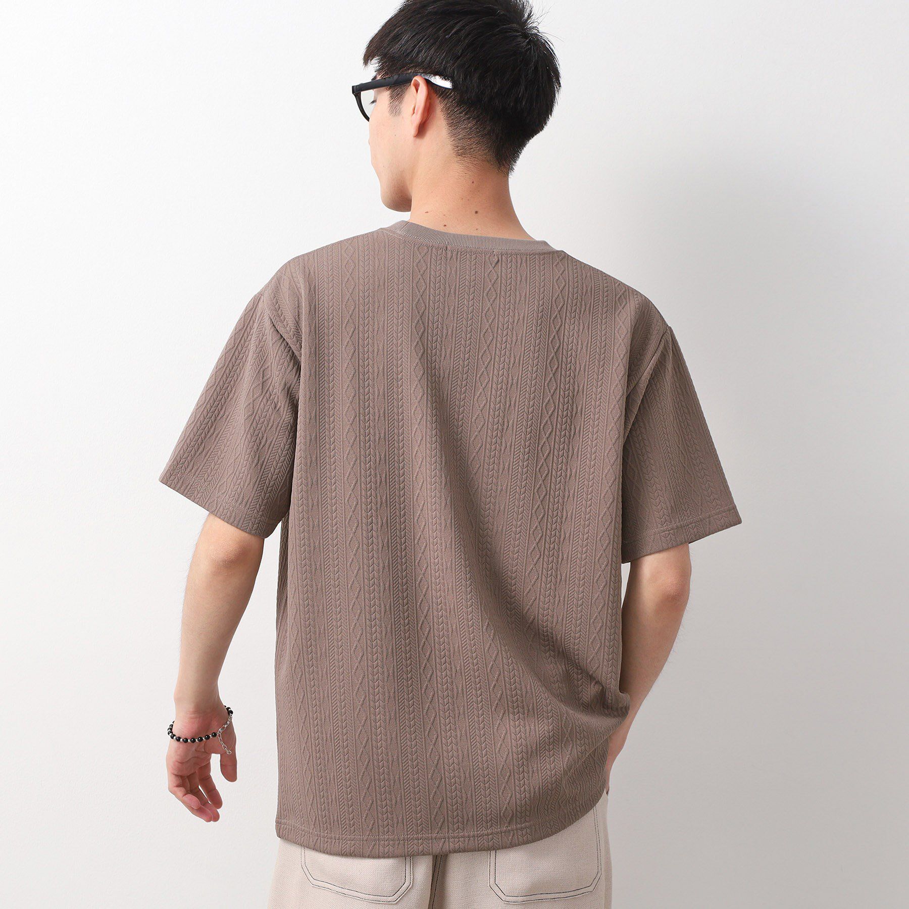 THE SHOP TK「ライトフクレジャカード半袖Tシャツ 洗濯機OK」|Tシャツ・カットソー|