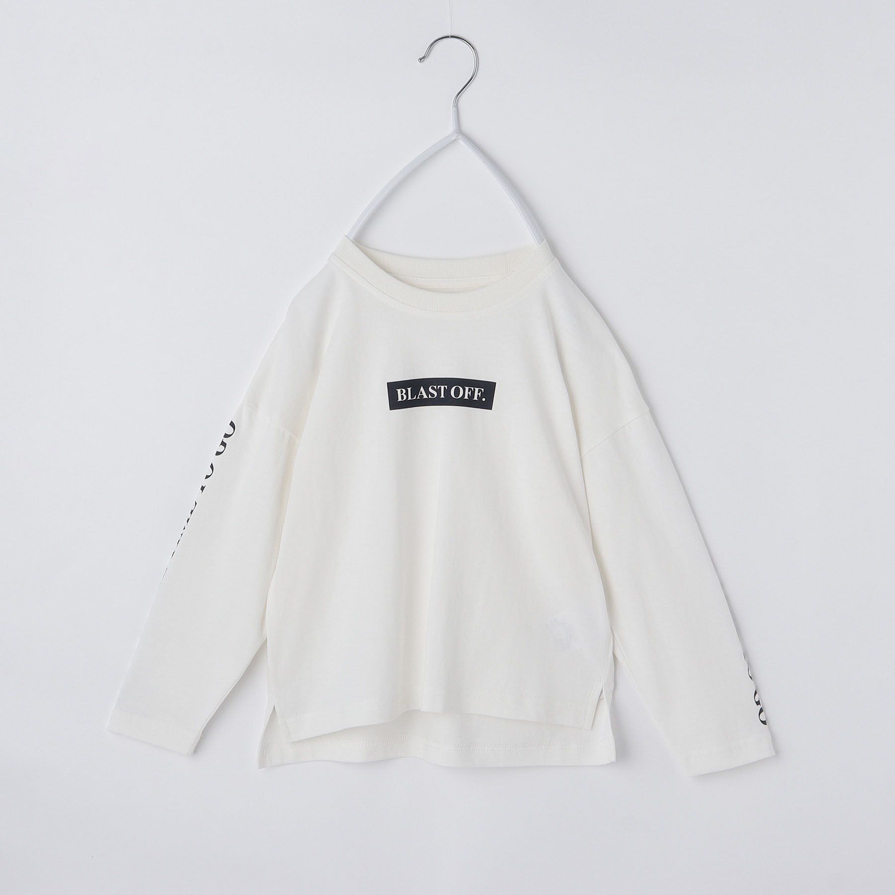 THE SHOP TK「【110－160／6色展開】コットン長袖Ｔシャツ/洗濯機OK」|Tシャツ・カットソー|オフホワイト(003