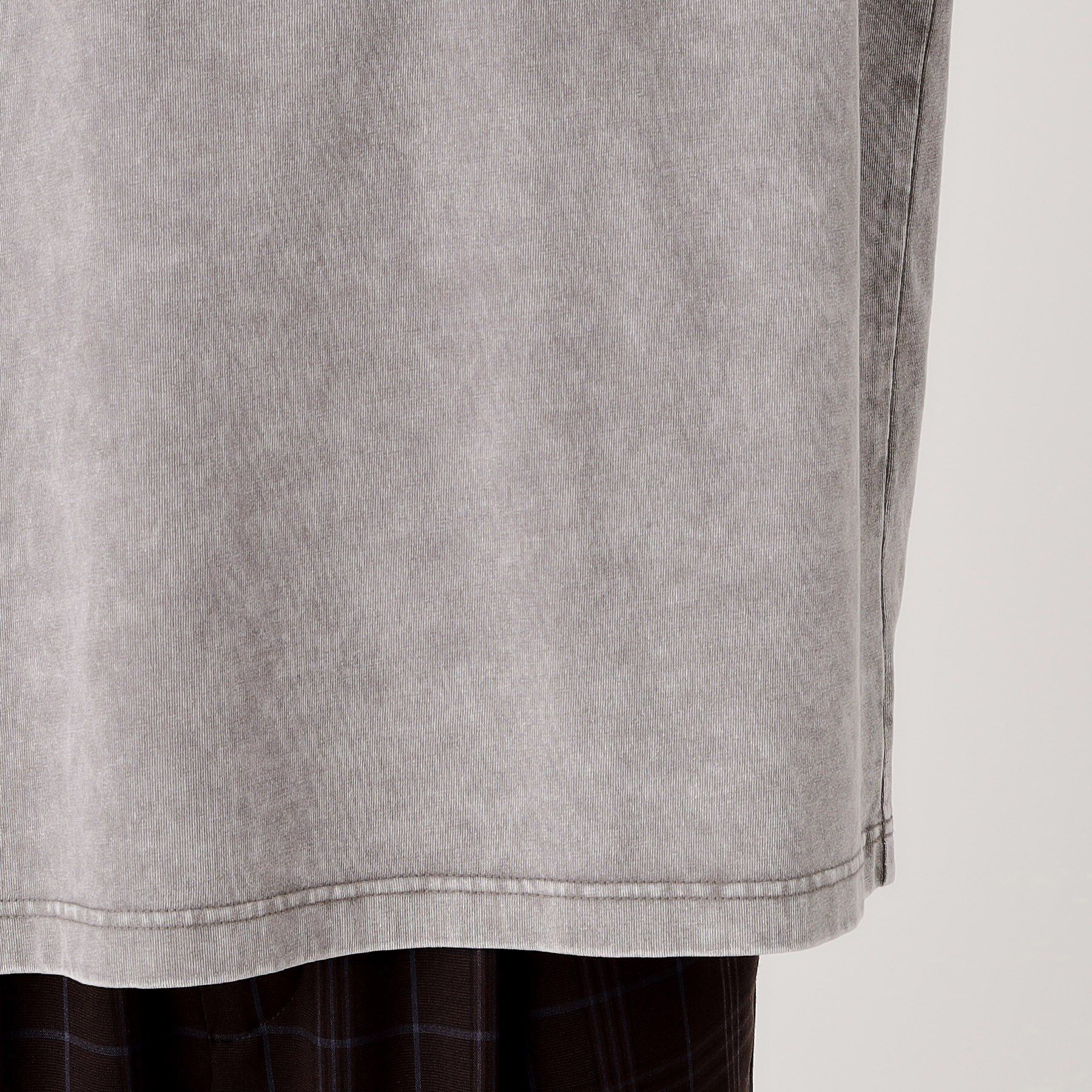 THE SHOP TK「ヴィンテージライク フェード5分袖Tシャツ 【ビッグシルエット／洗濯機OK】」|Tシャツ・カットソー|