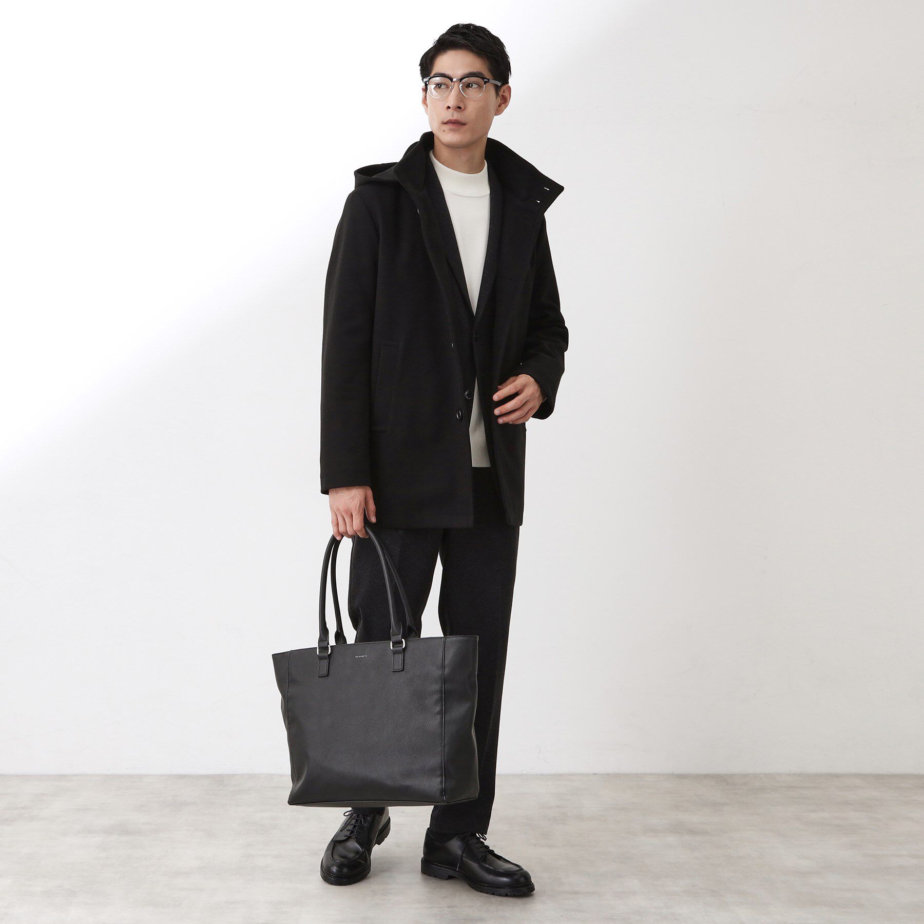 THE SHOP TK「ON/OFF対応 ウーリック スタンド メルトンコート　【洗濯機OK/フード取外し可】」|その他|