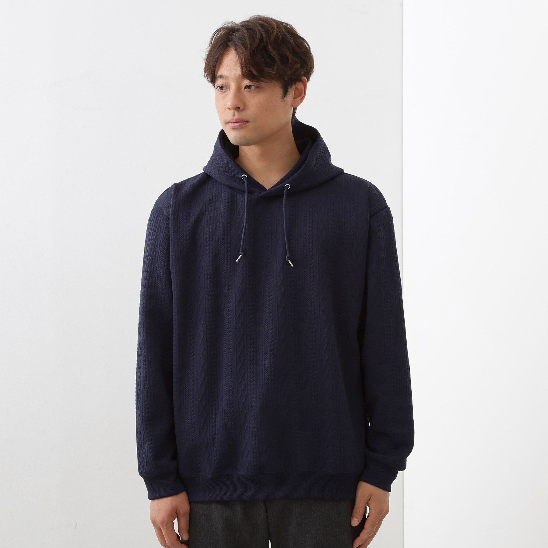 THE SHOP TK「フクレキルトパーカ 【洗濯機OK】」|パーカー|