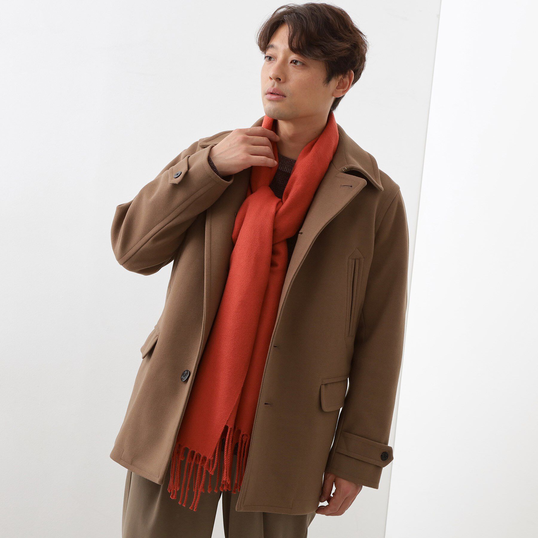 THE SHOP TK「basic loose muffler ／ ベーシックルーズマフラー」|ストール|