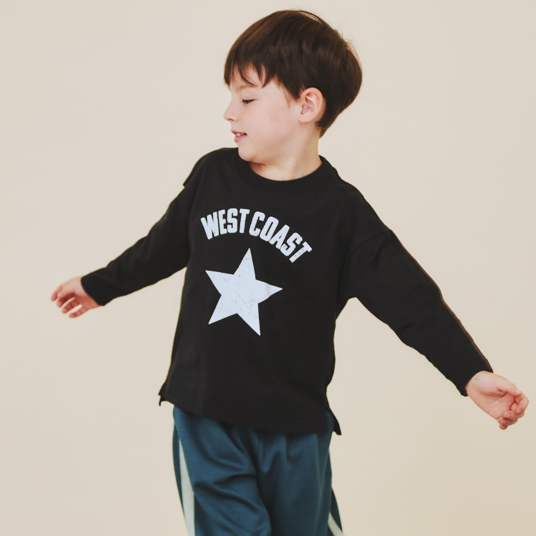 THE SHOP TK「【110-160】プリント長袖Tシャツ」|Tシャツ・カットソー|